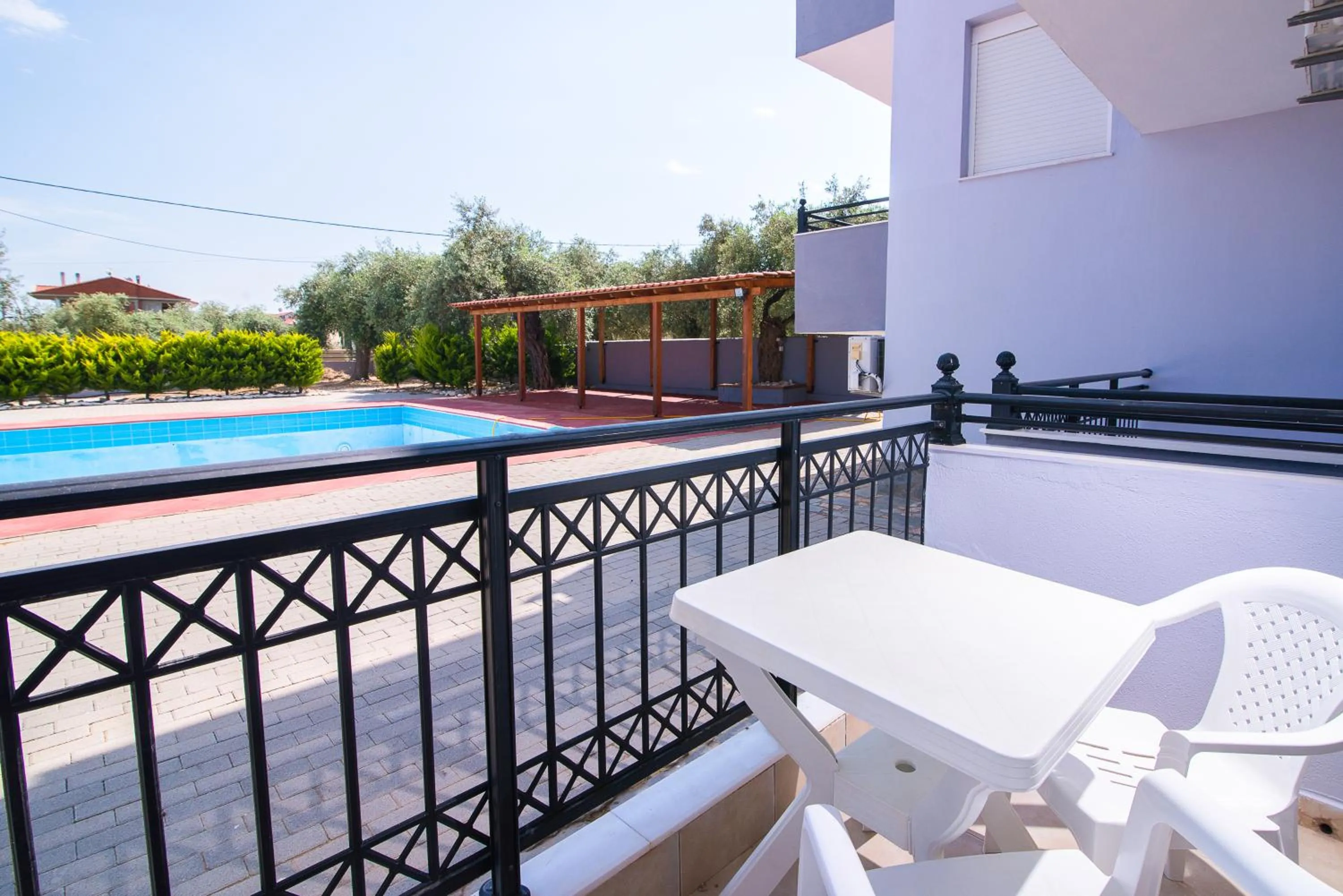 Balcony/Terrace in Villa Platanos