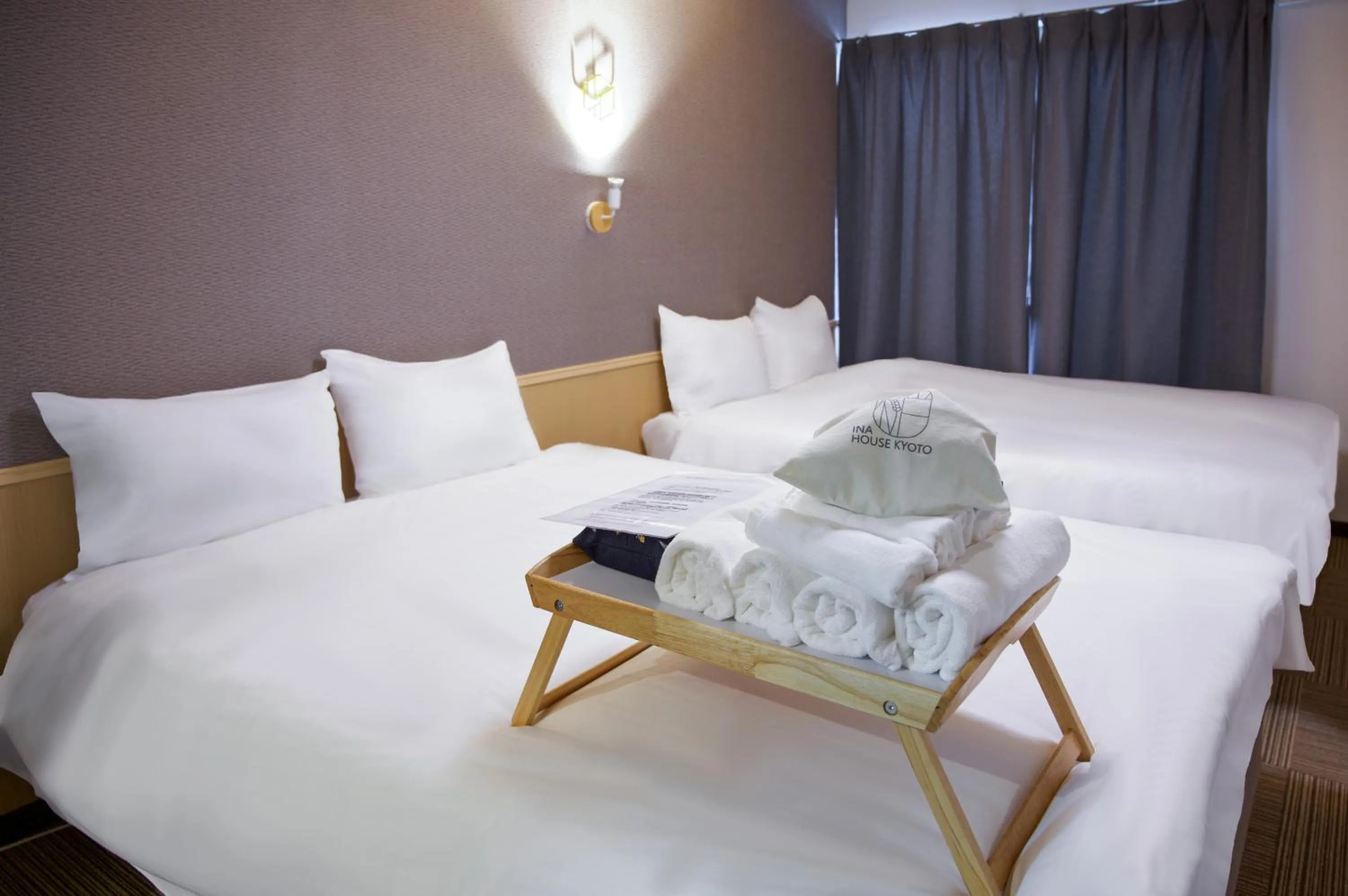 Photo of the whole room, Bed in INA HOUSE Nijojo