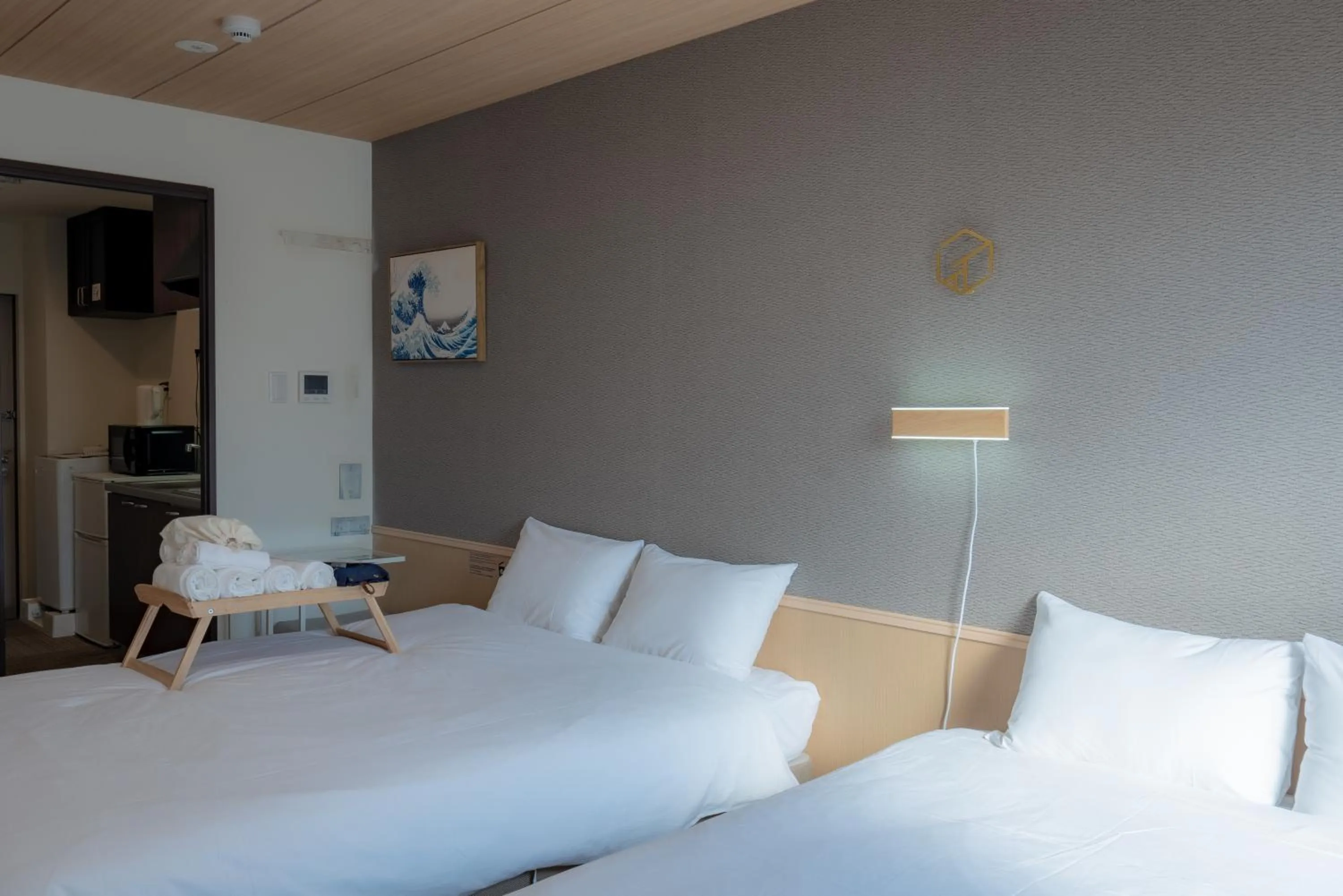 Bed in INA HOUSE Nijojo