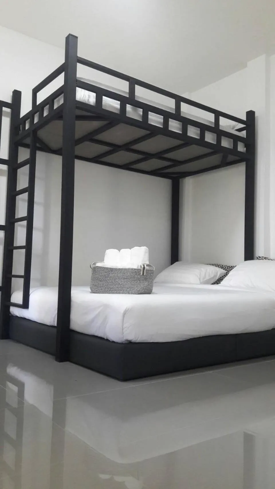 Bed in CoZyHouseChiangrai