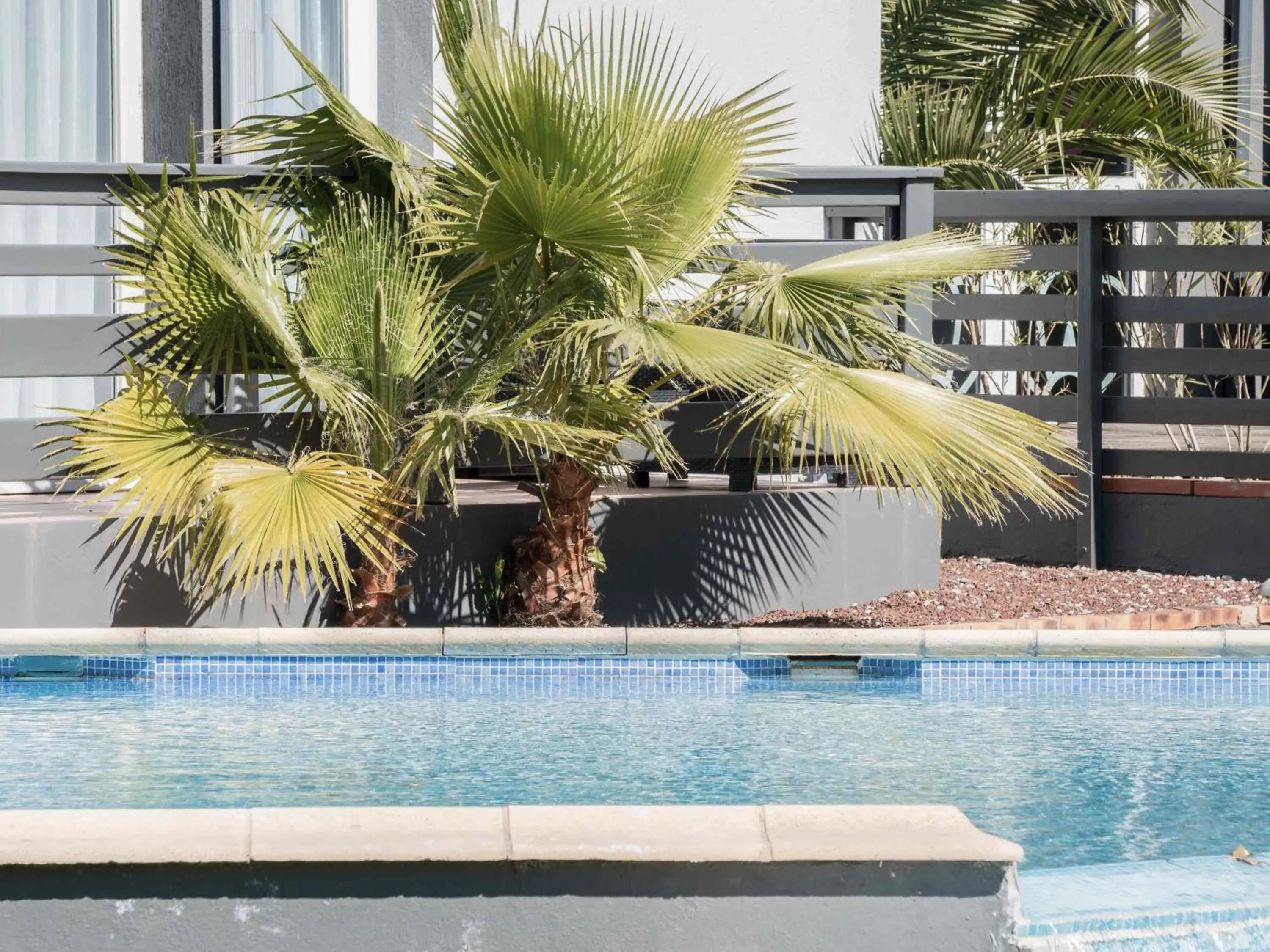 Pool view in ibis Styles Perpignan Canet En Roussillon Pool view in ibis Styles Perpignan Canet En Roussillon