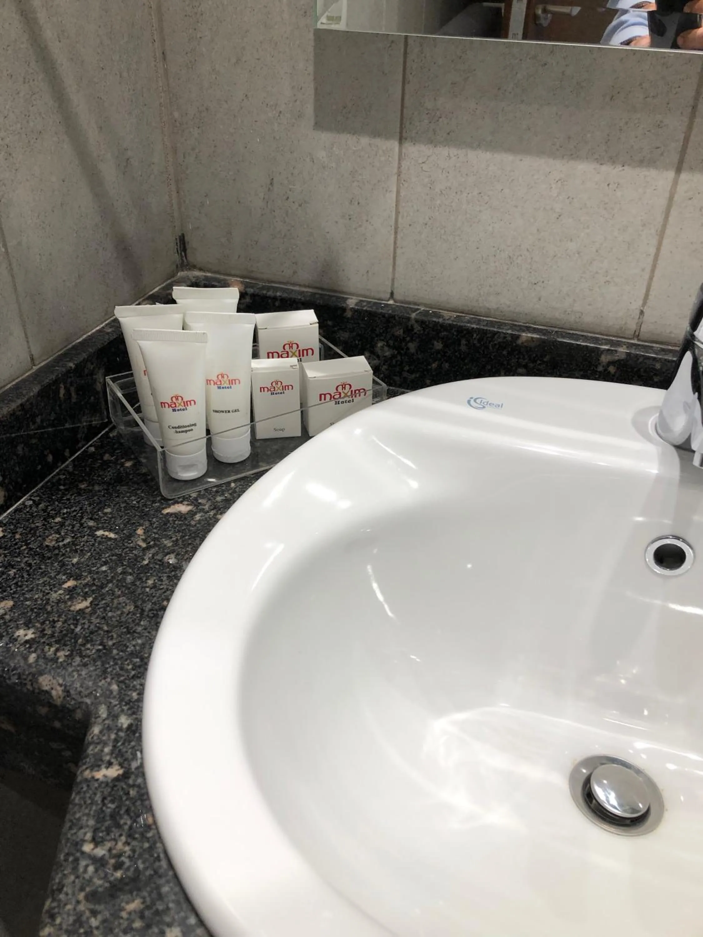 Bathroom in Maxim Hotel