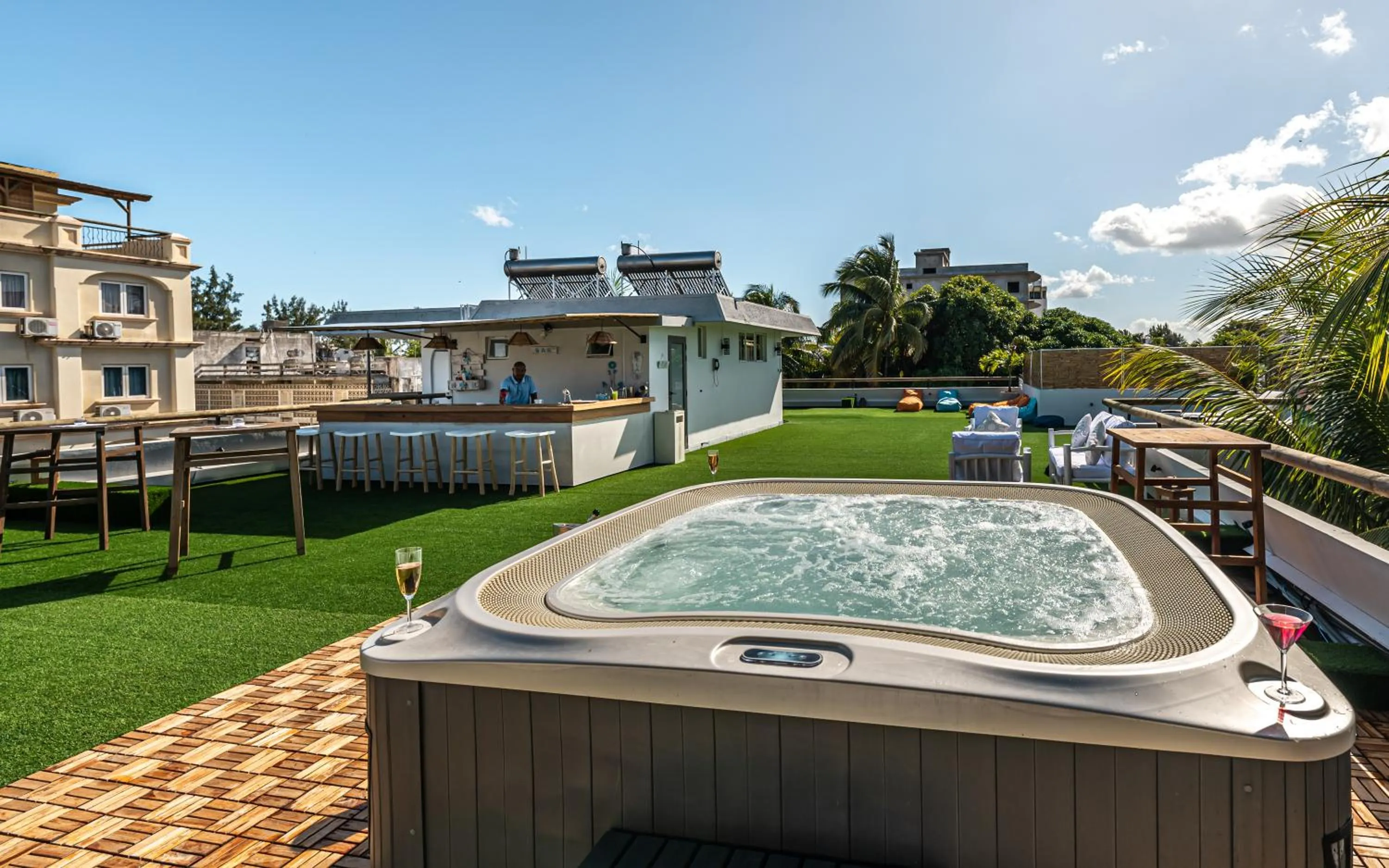 Hot Tub in Seastar Hotel