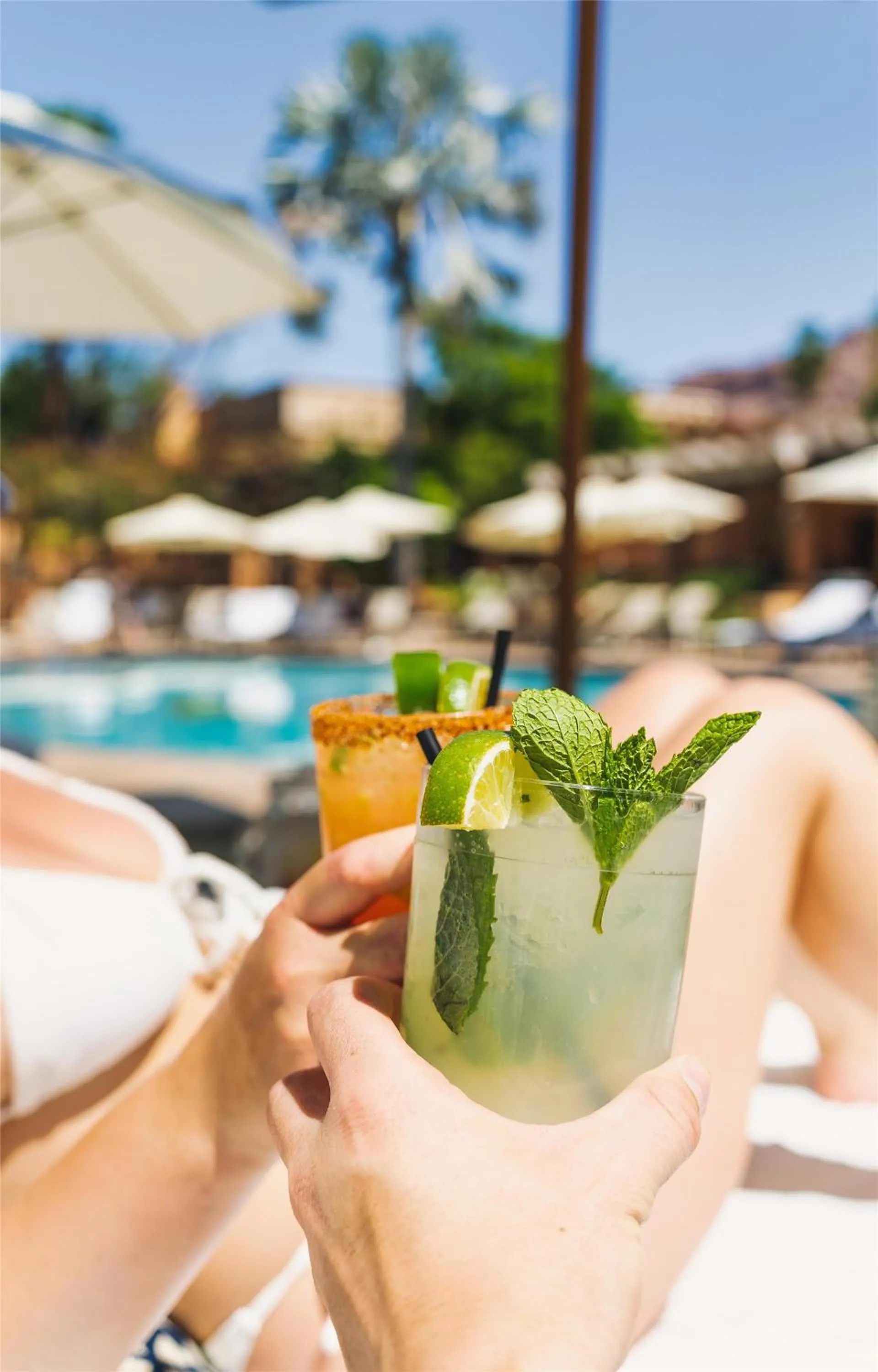 Swimming pool in Royal Palms Resort and Spa, part of Hyatt