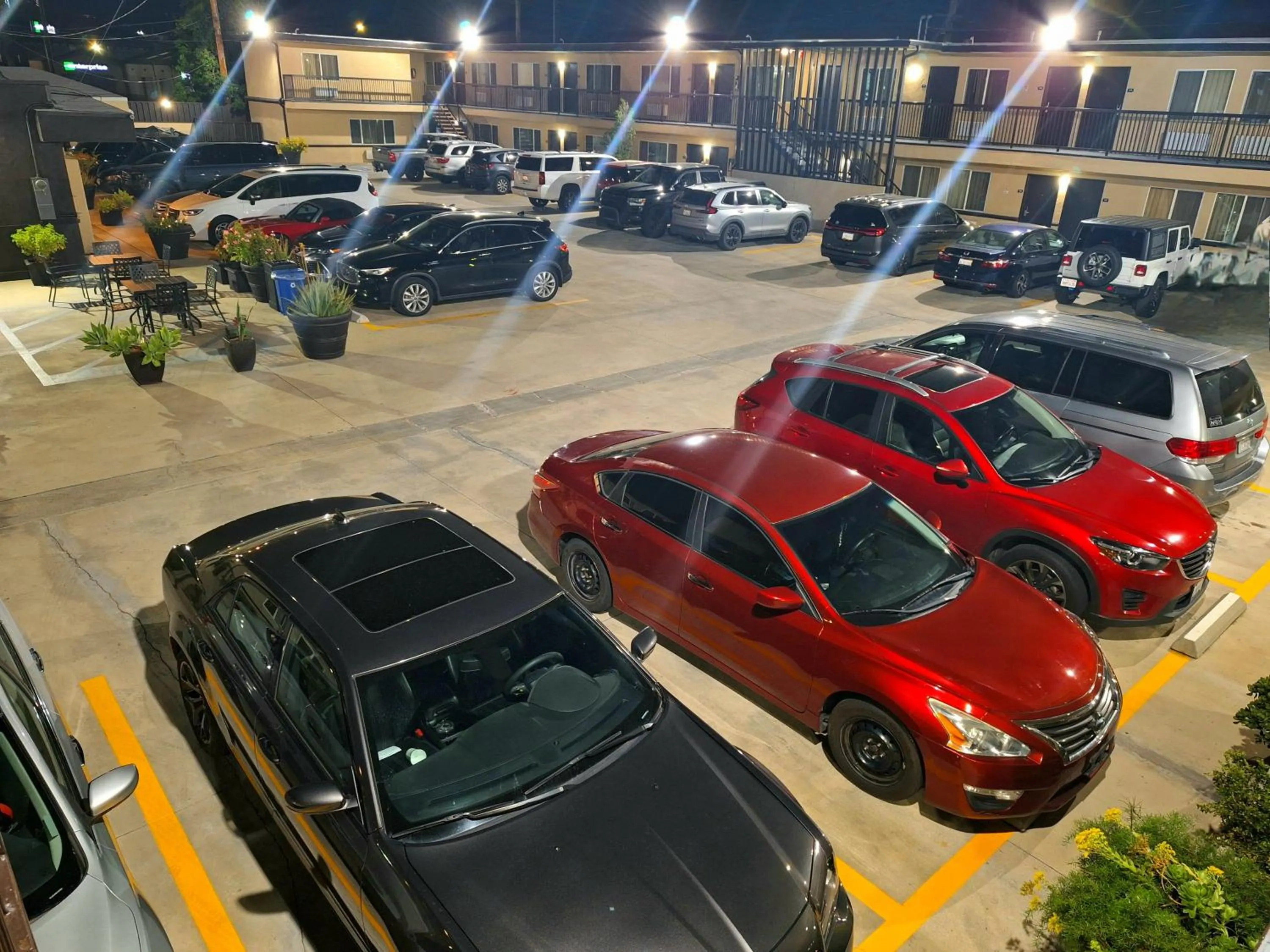 Parking in Portofino Inn Burbank
