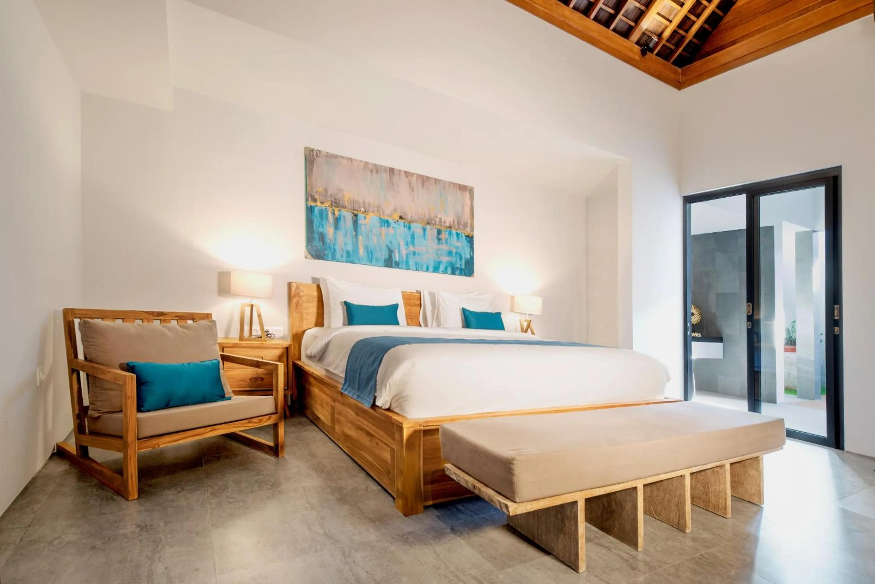 Bedroom, Bed in Villa DeDayuh Seminyak