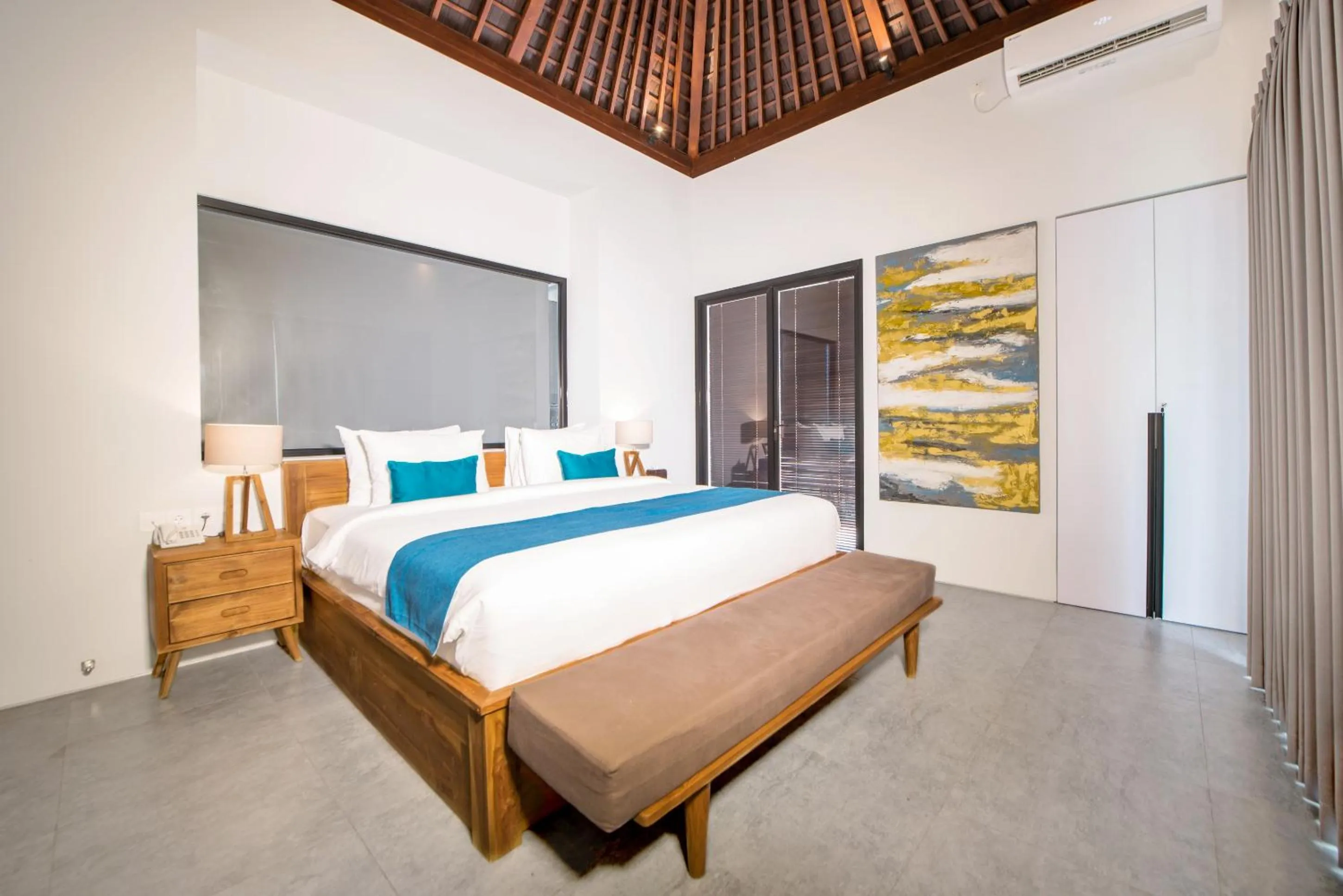 Bedroom, Bed in Villa DeDayuh Seminyak