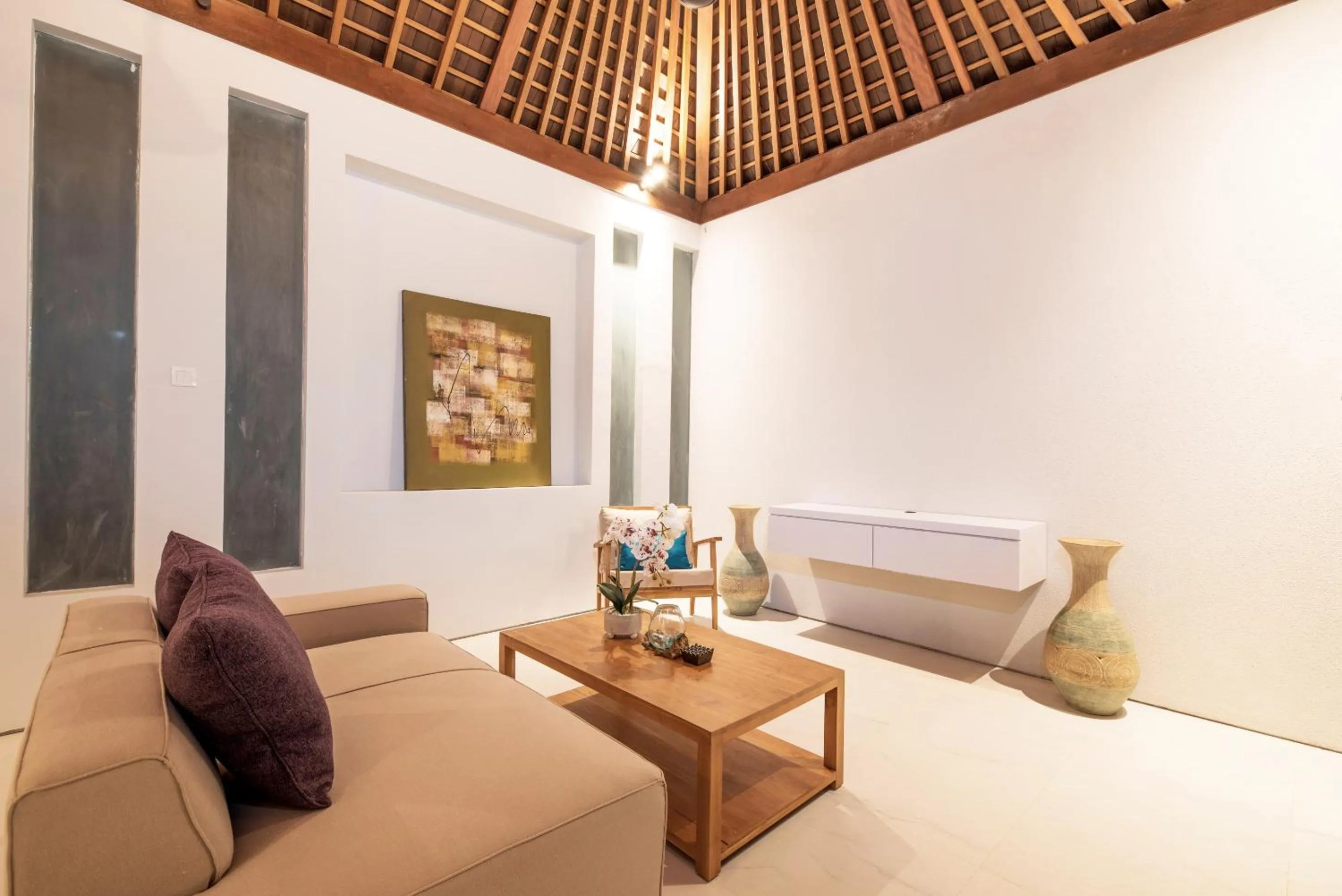 Seating area in Villa DeDayuh Seminyak