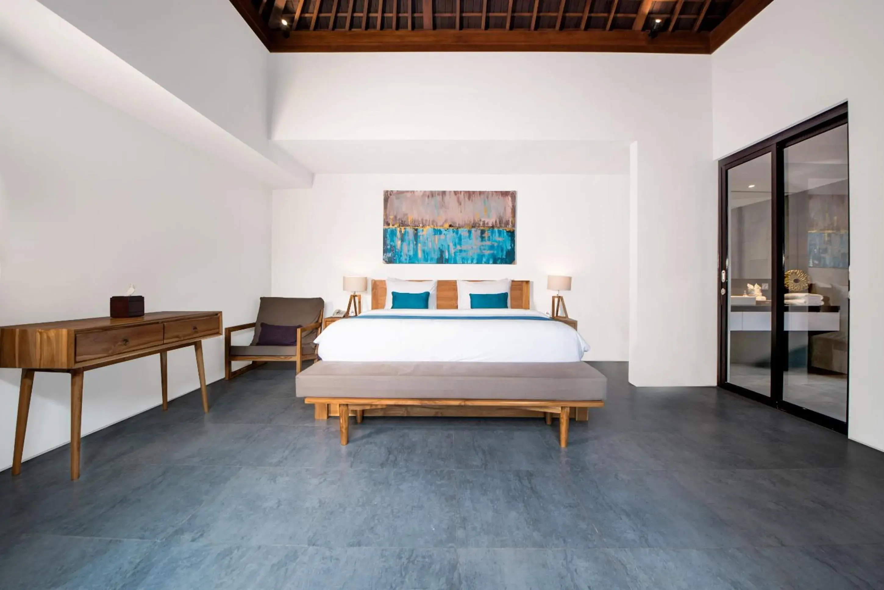 Bed in Villa DeDayuh Seminyak Bed in Villa DeDayuh Seminyak