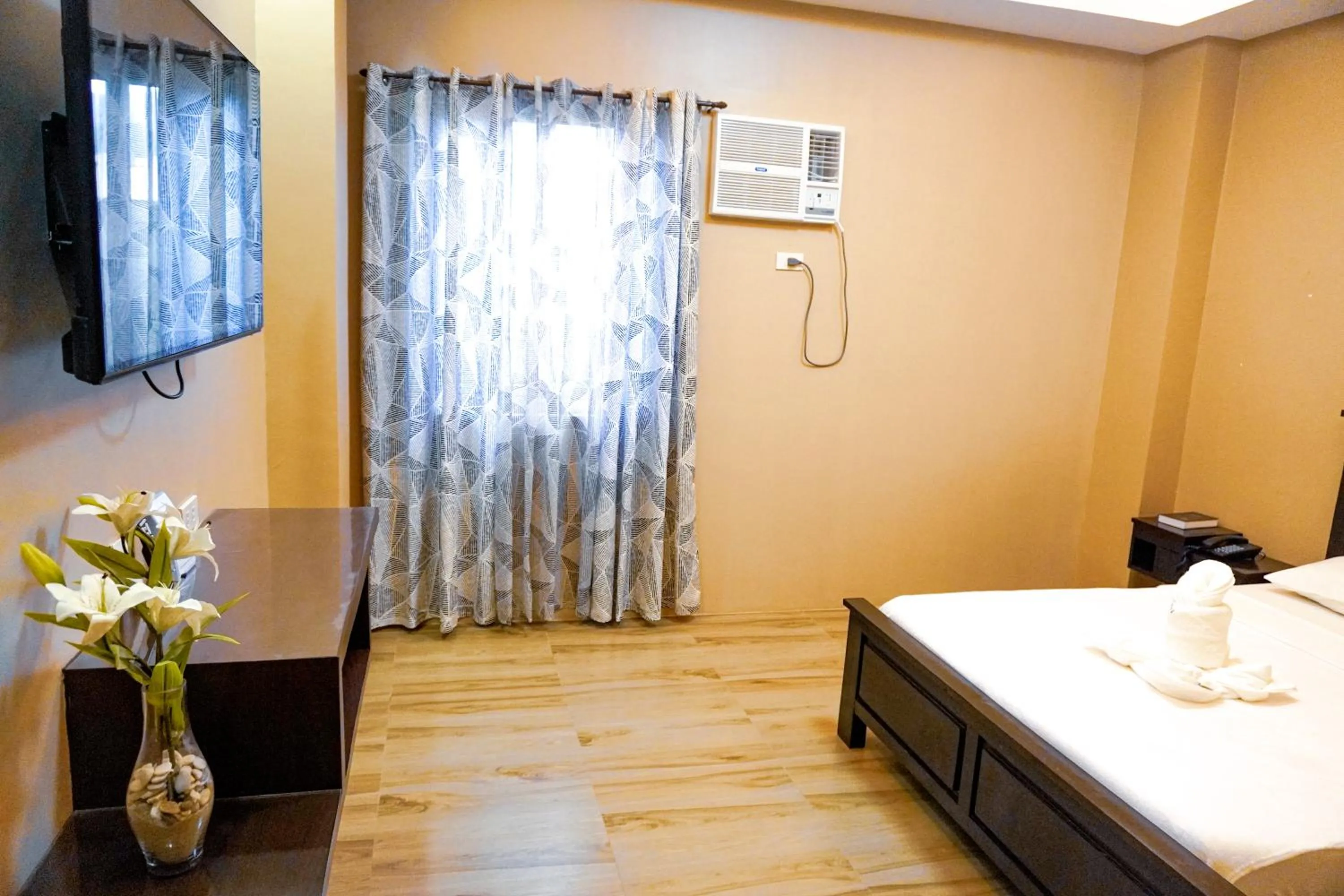 Bed in The Mang-Yan Grand Hotel powered by Cocotel