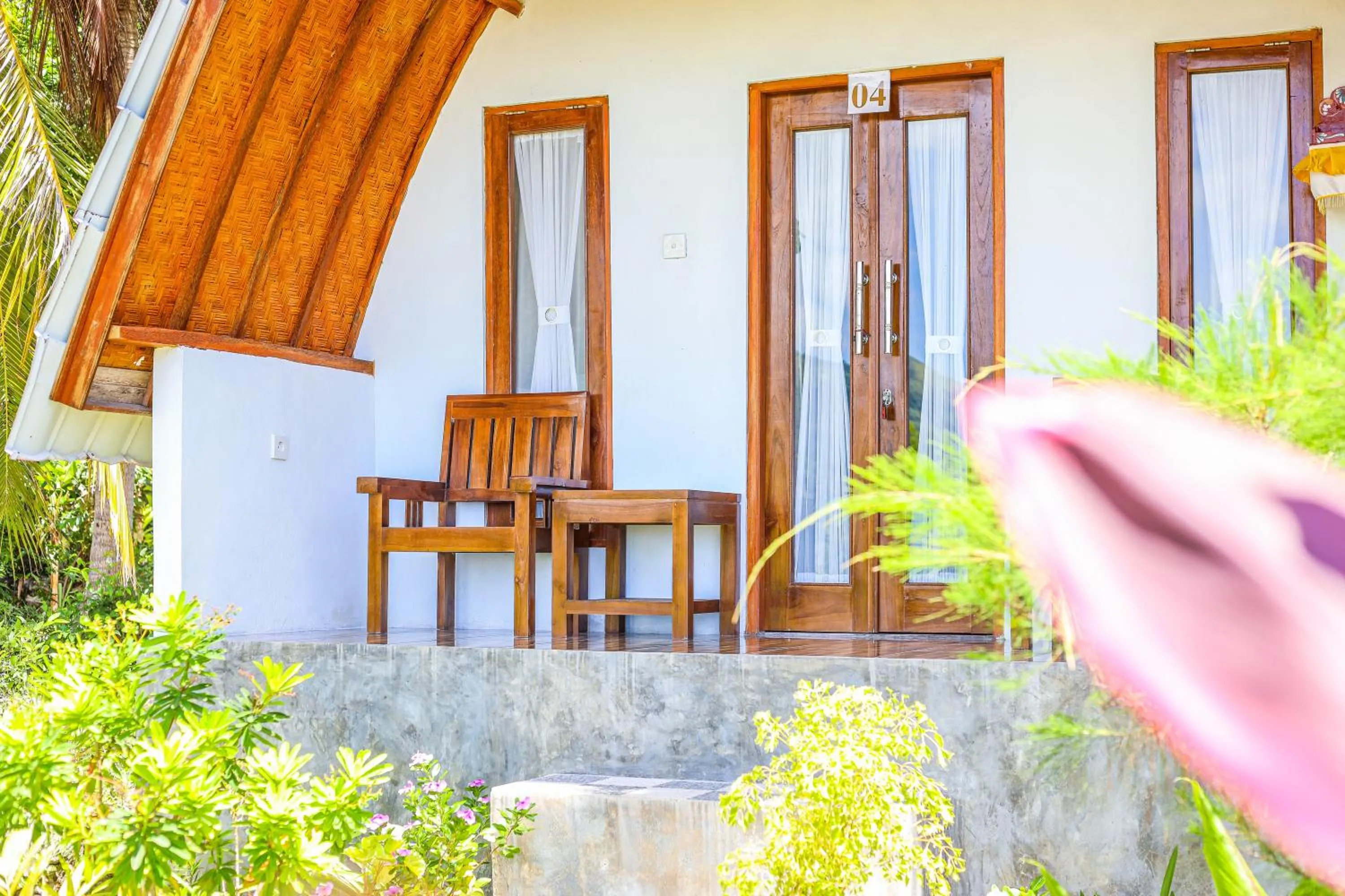 Patio in Diamond Beach Bungalow