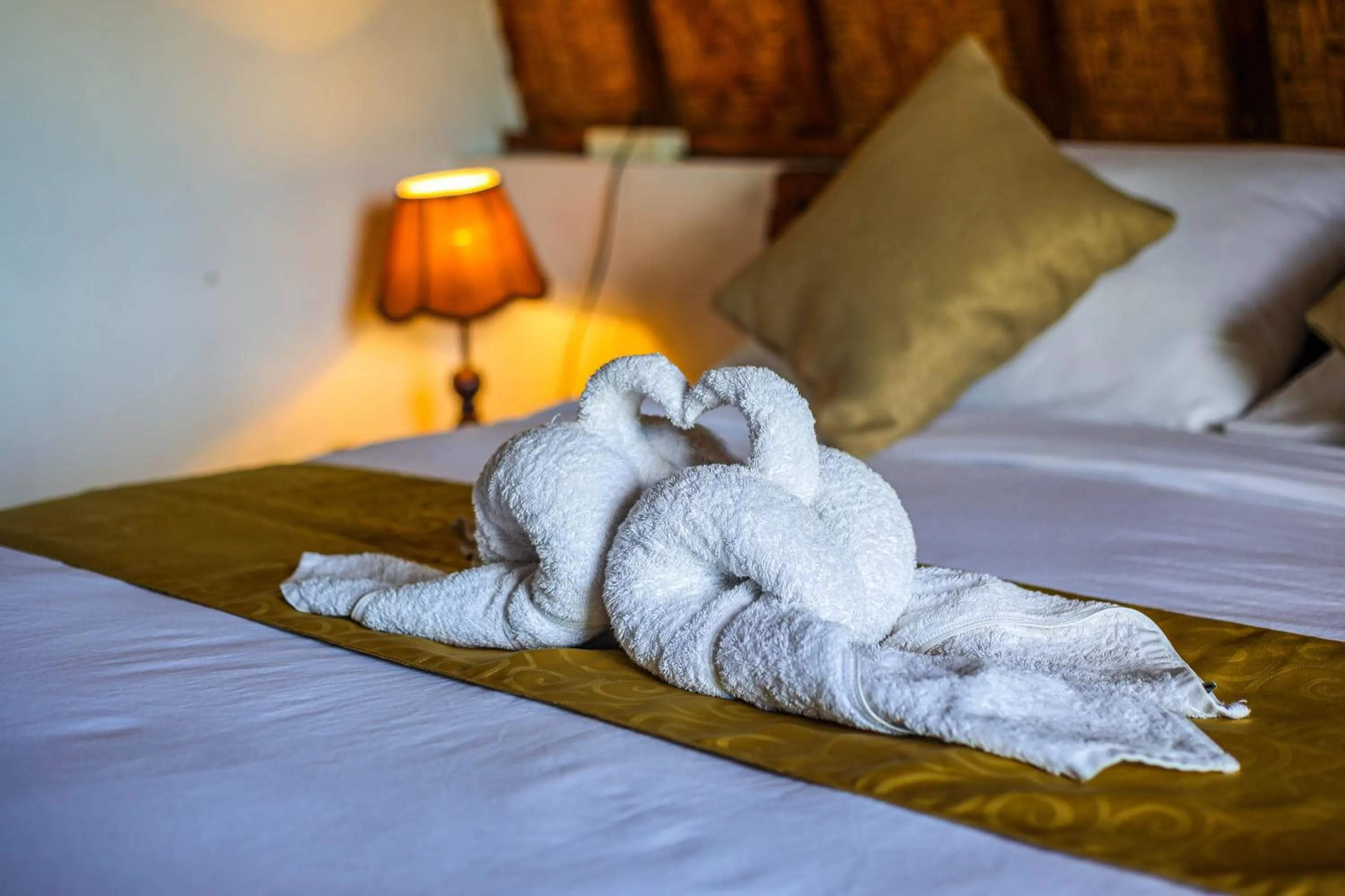 Bed in Diamond Beach Bungalow