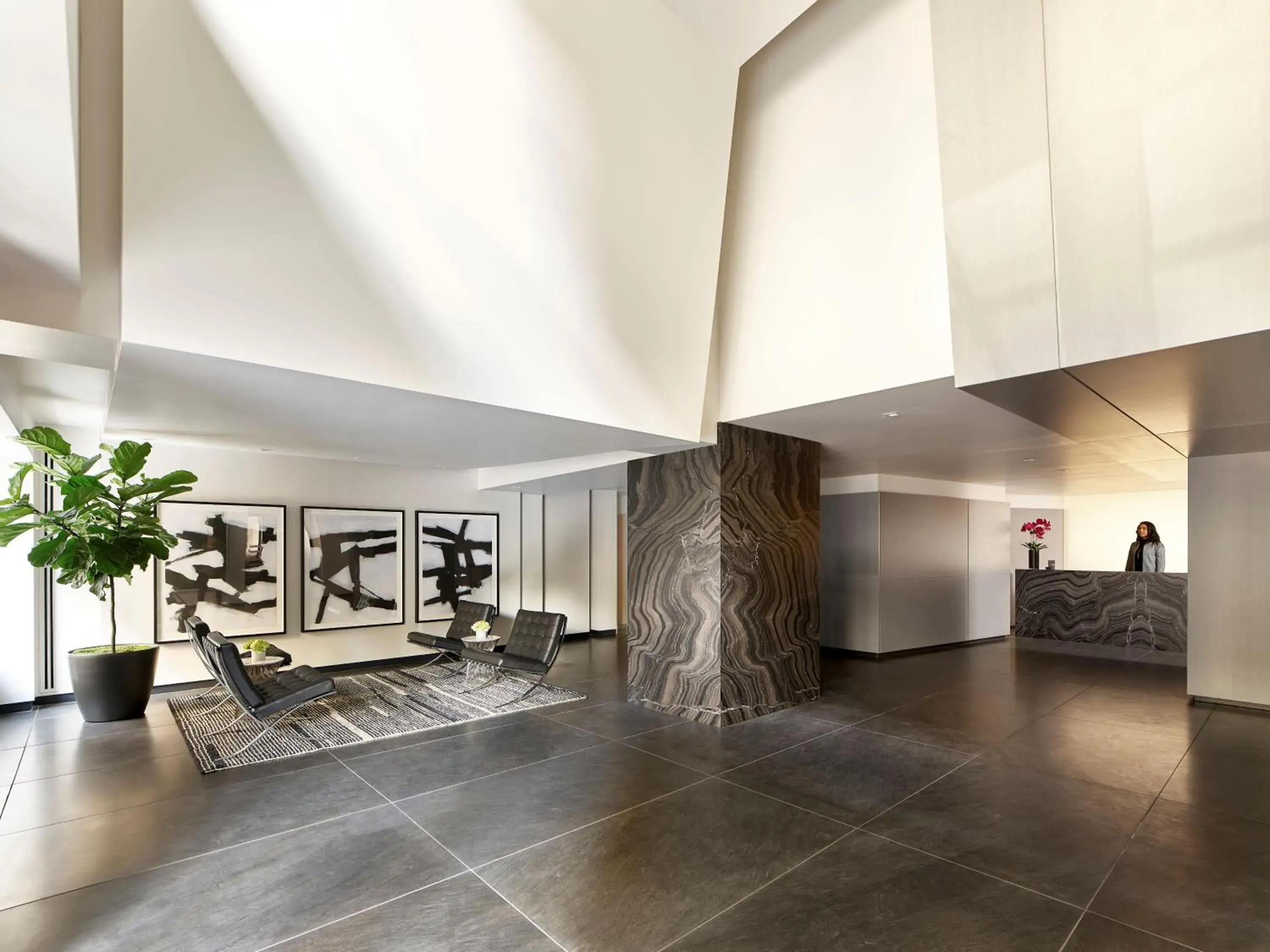 Lobby or reception in AKA Rittenhouse Square Lobby or reception in AKA Rittenhouse Square