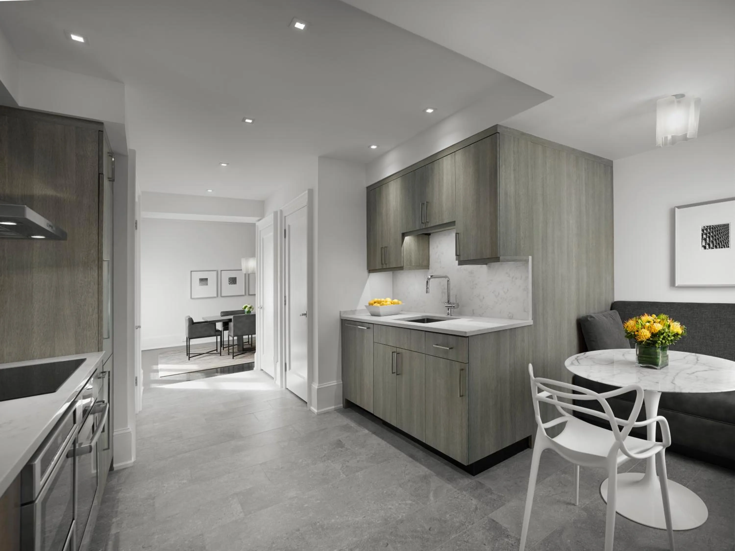 kitchen in AKA Rittenhouse Square