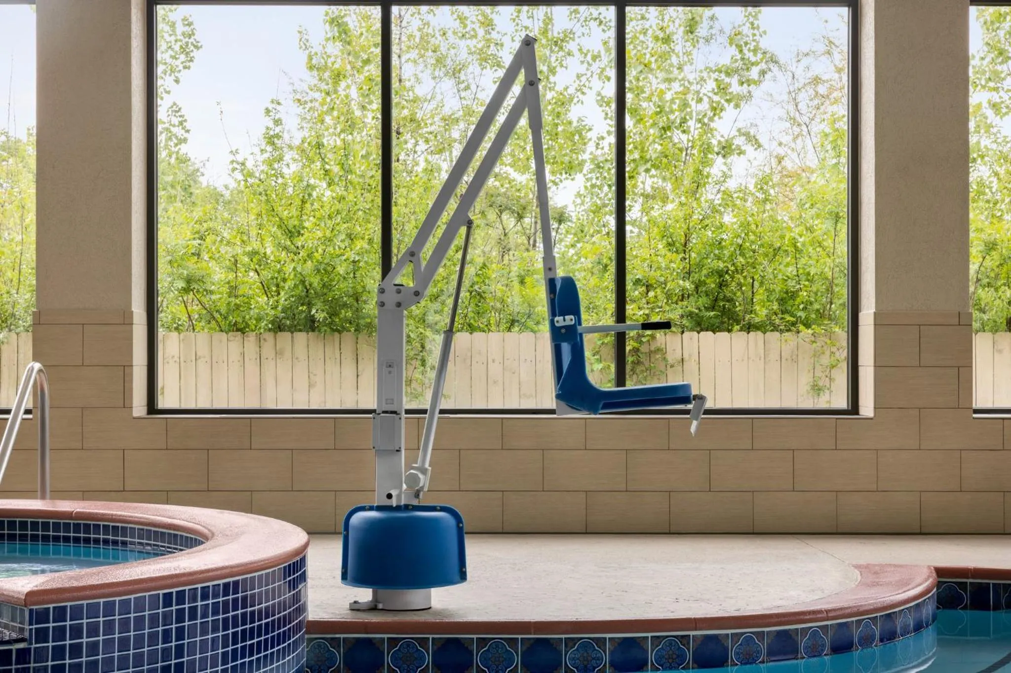 Swimming pool in Holiday Inn Express Hotel & Suites Indianapolis W - Airport Area by IHG