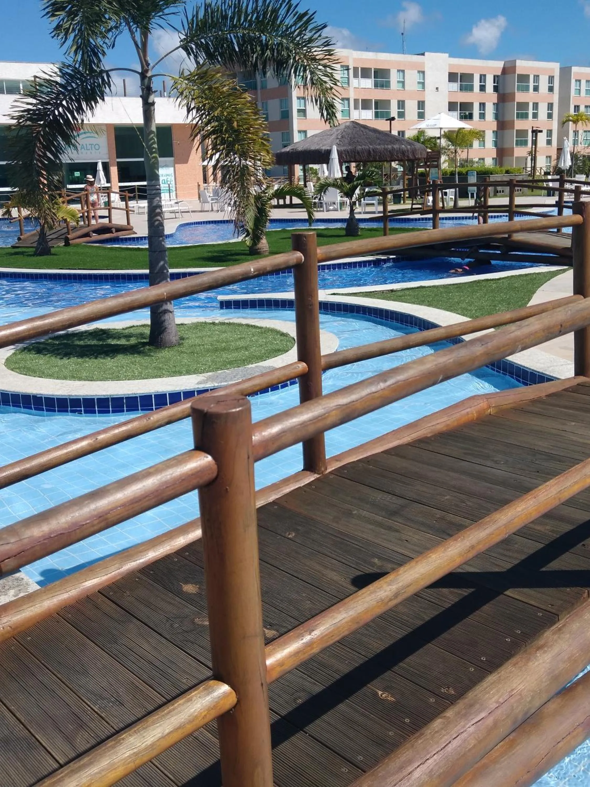Pool view in Flat Porto de Galinhas