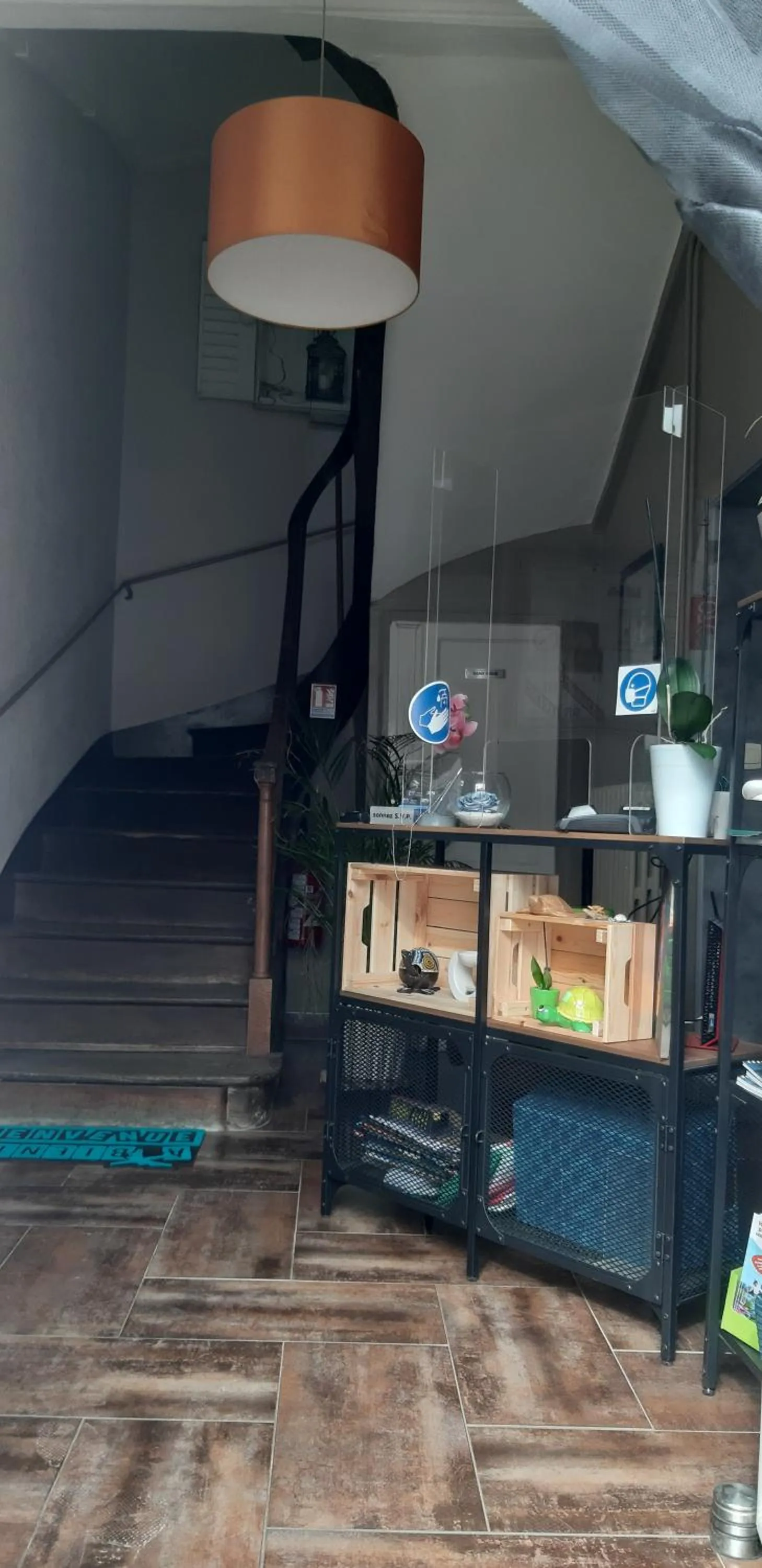 Lobby or reception in Hotel Saint François Précigné Soirée étape sur demande Proche Sablé-sur-Sarthe