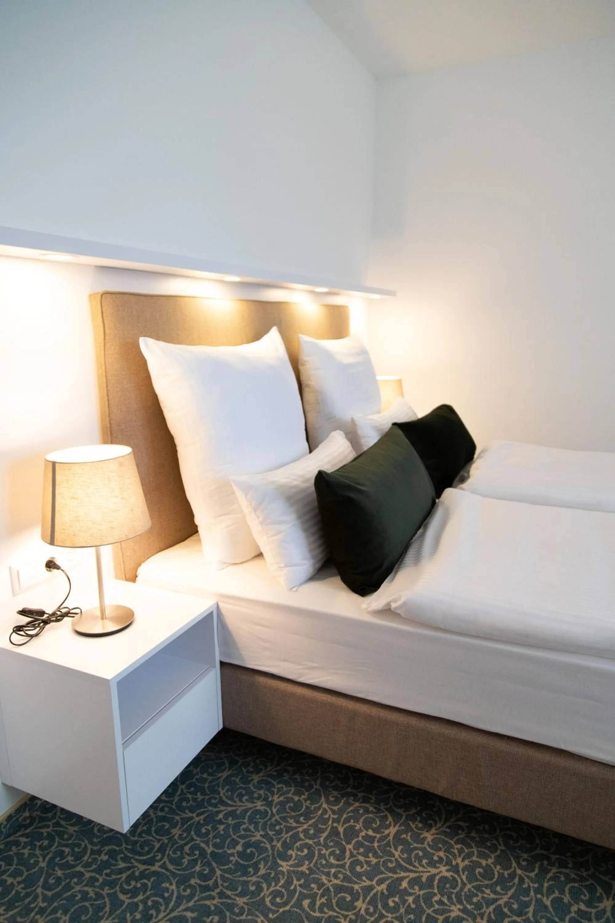 Bed in Amplidi Hotel Hannover