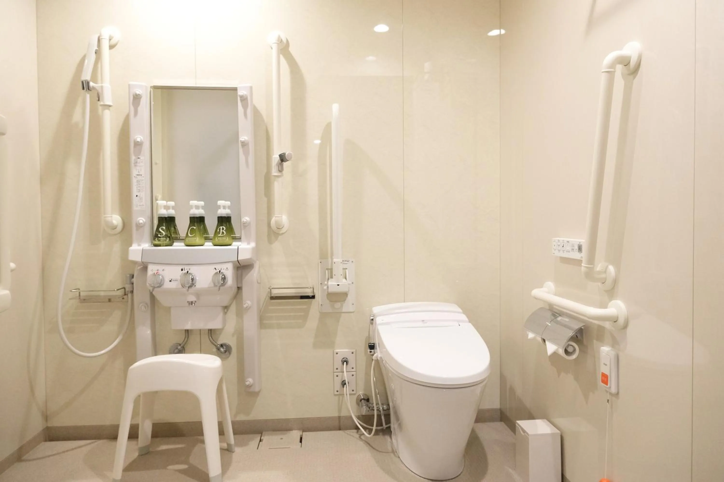 Shower in LUXCARE HOTEL