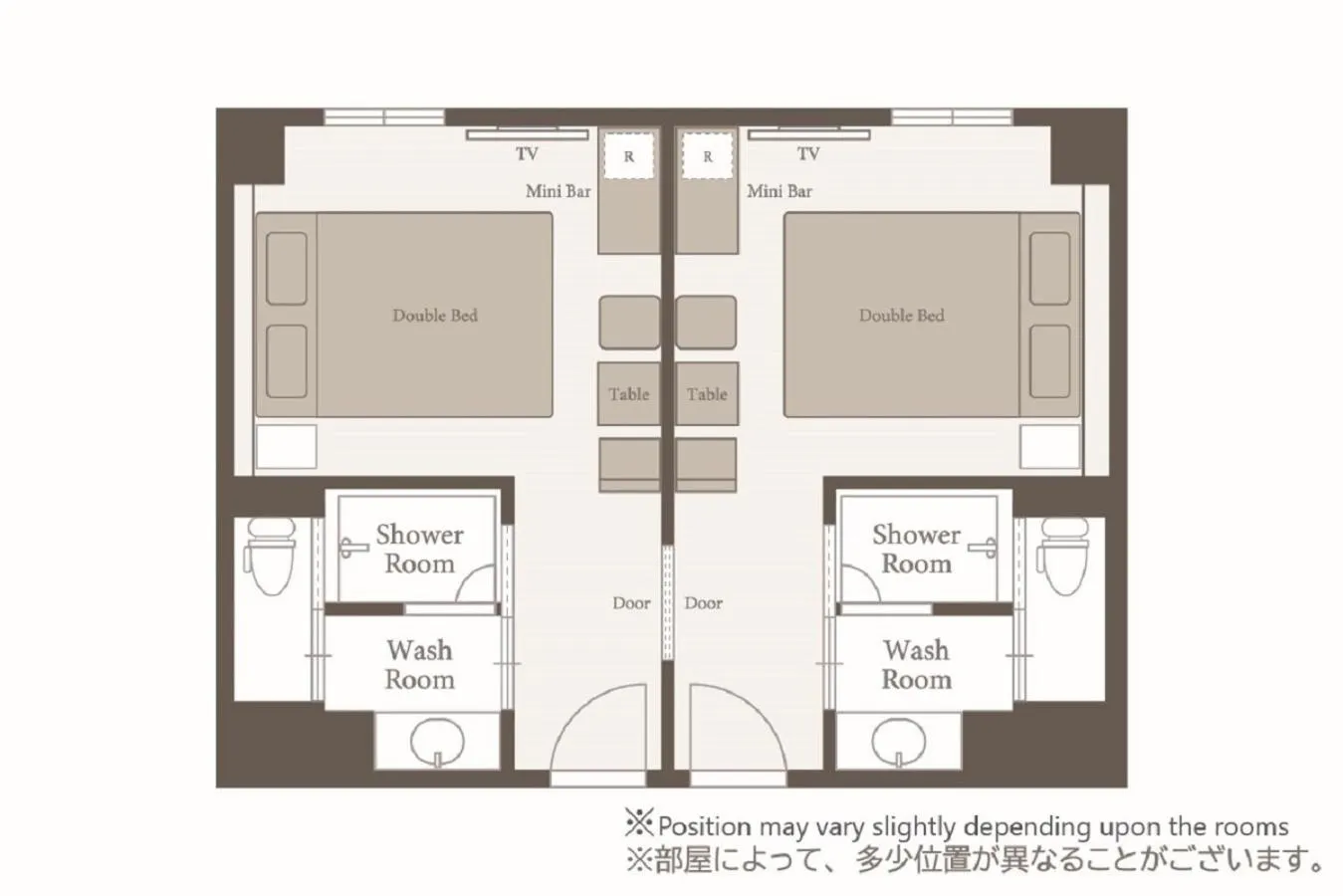 Floor plan in LUXCARE HOTEL