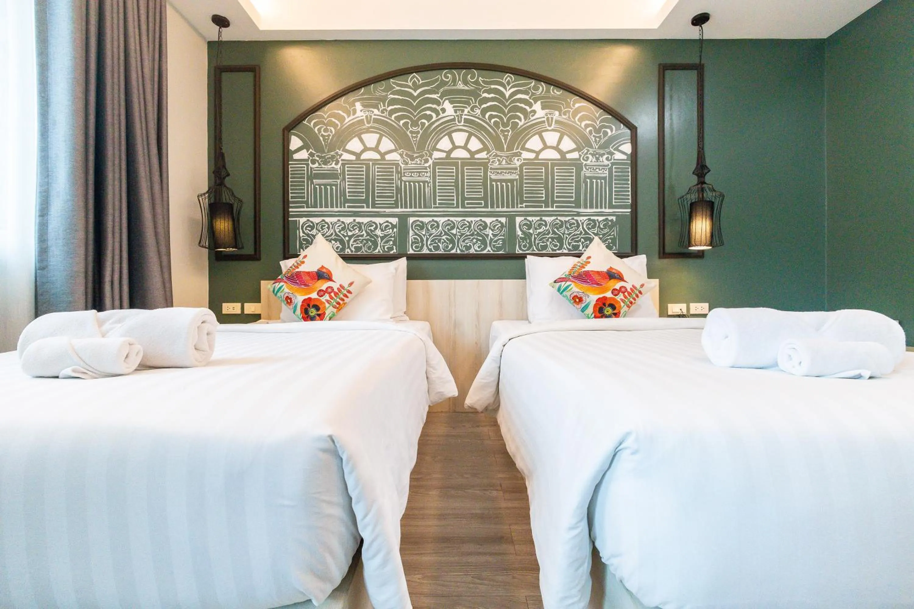 Bed in Peranakan House