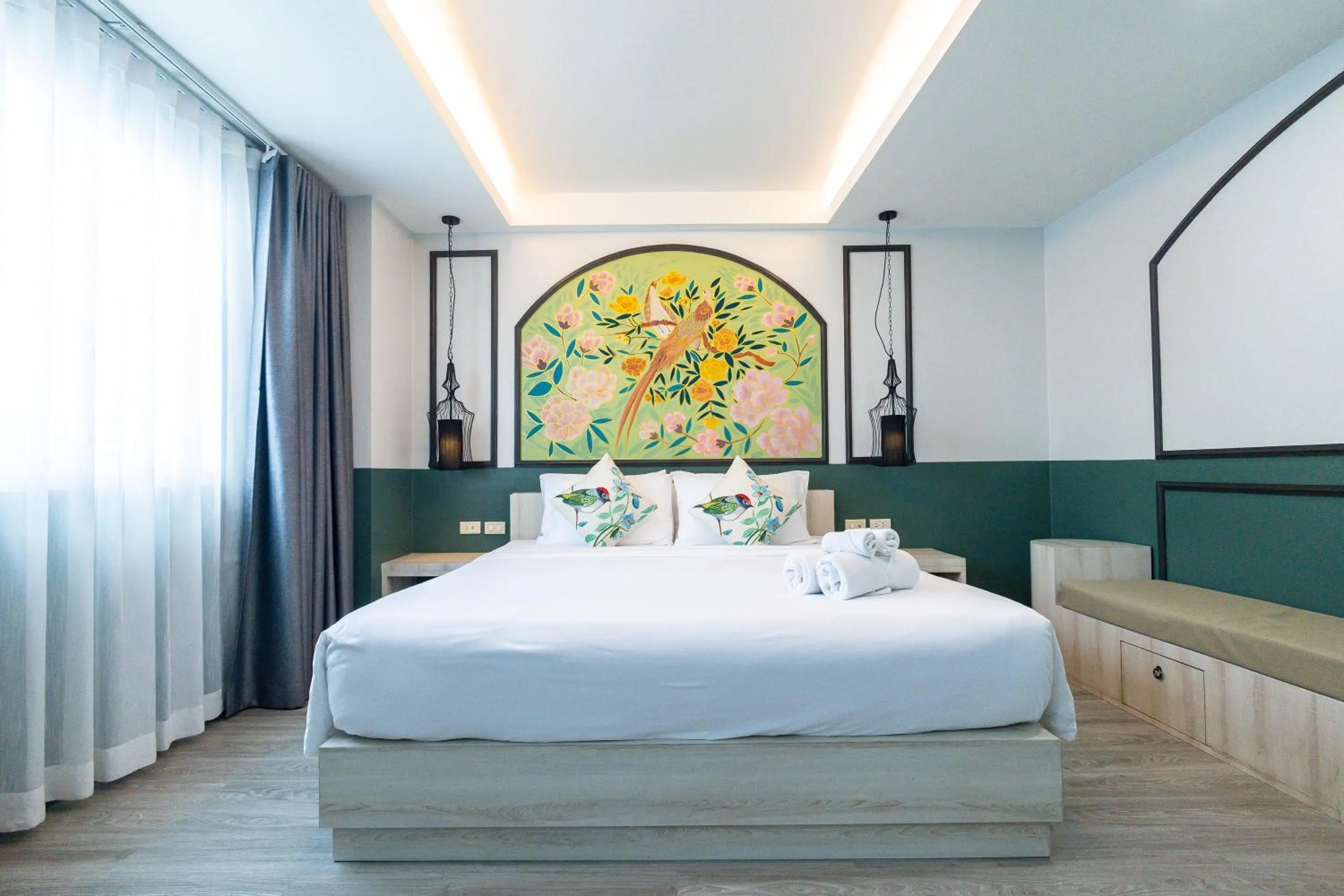 Bed in Peranakan House