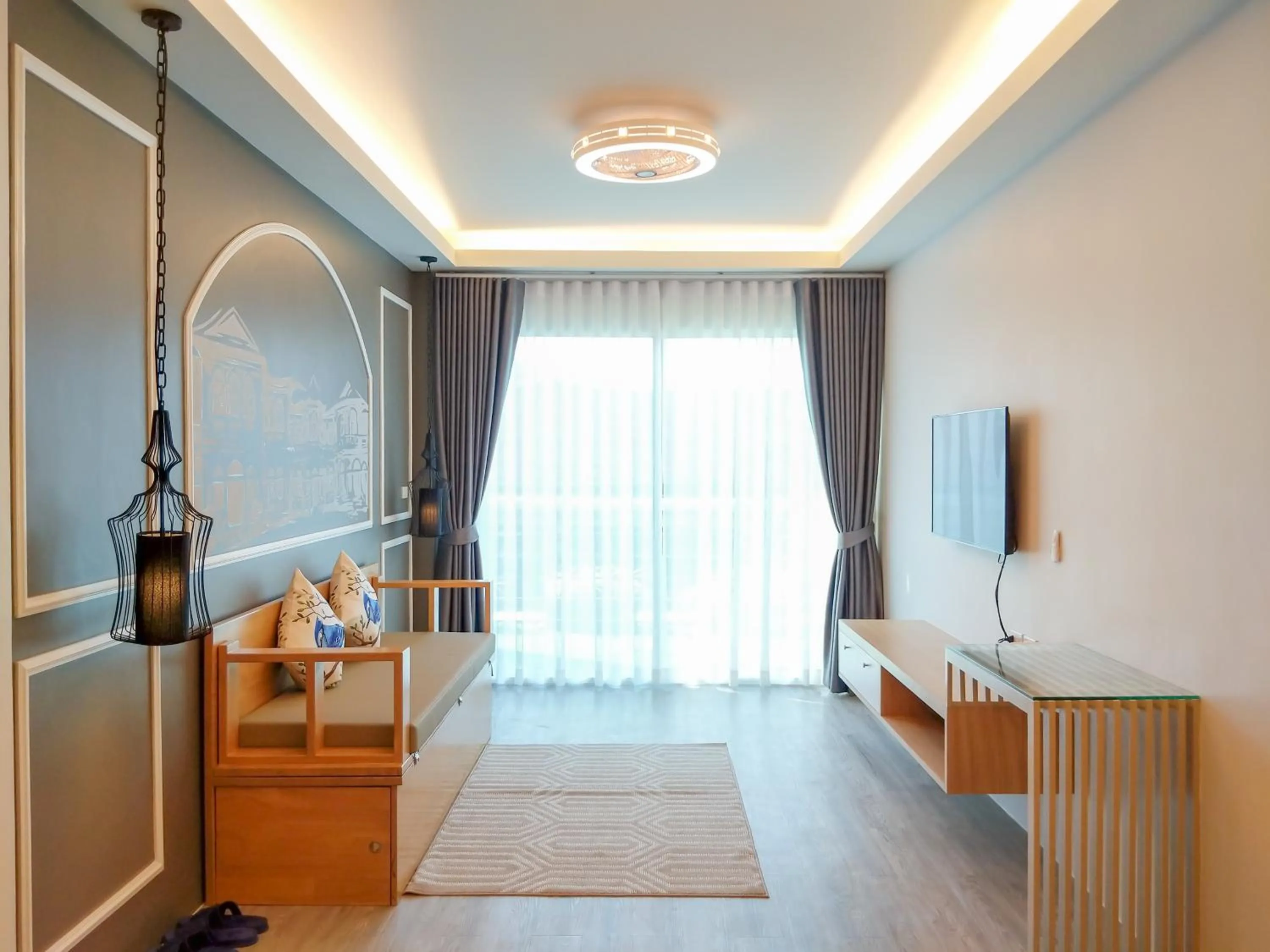 Living room, Bed in Peranakan House