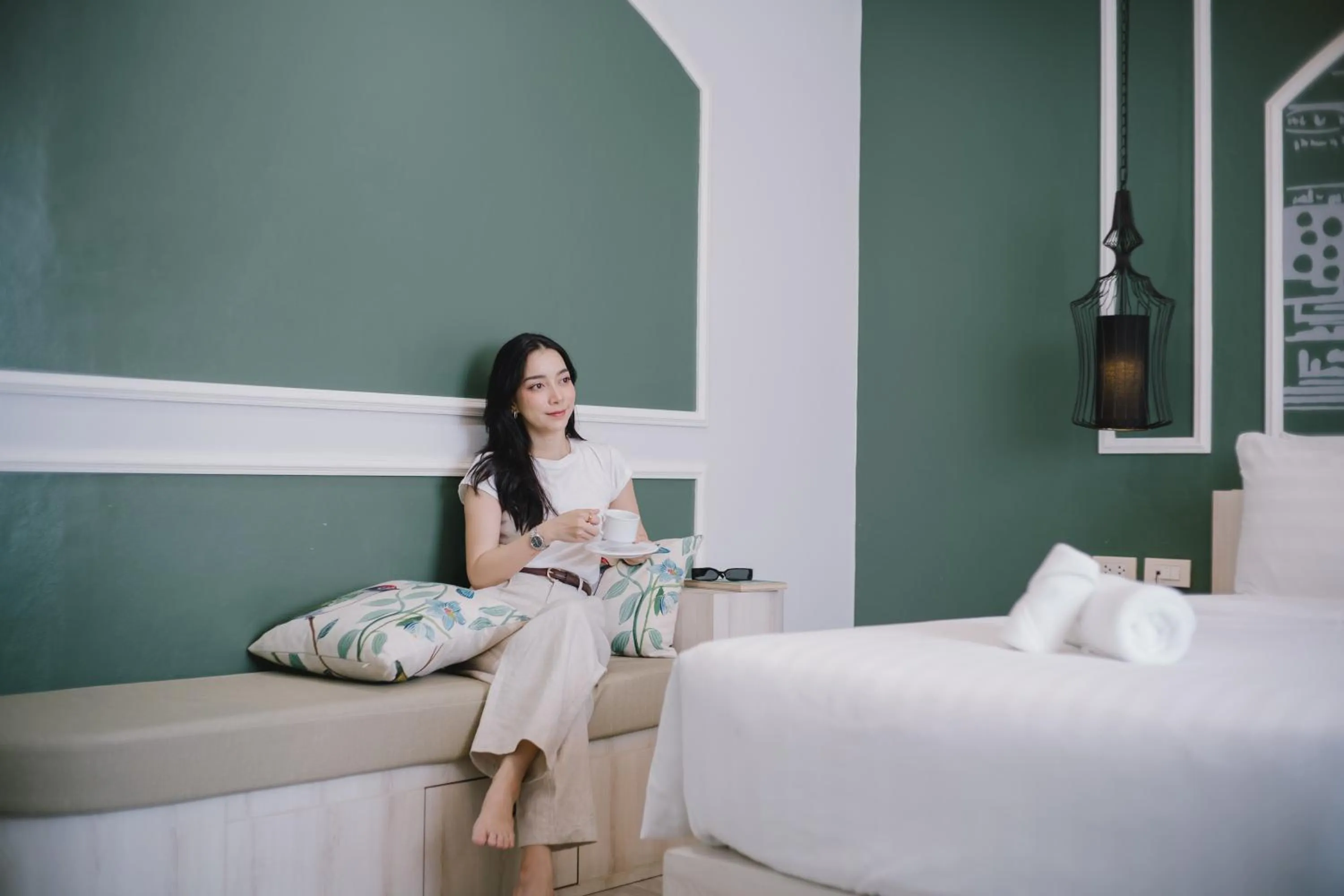 Bedroom, Bed in Peranakan House