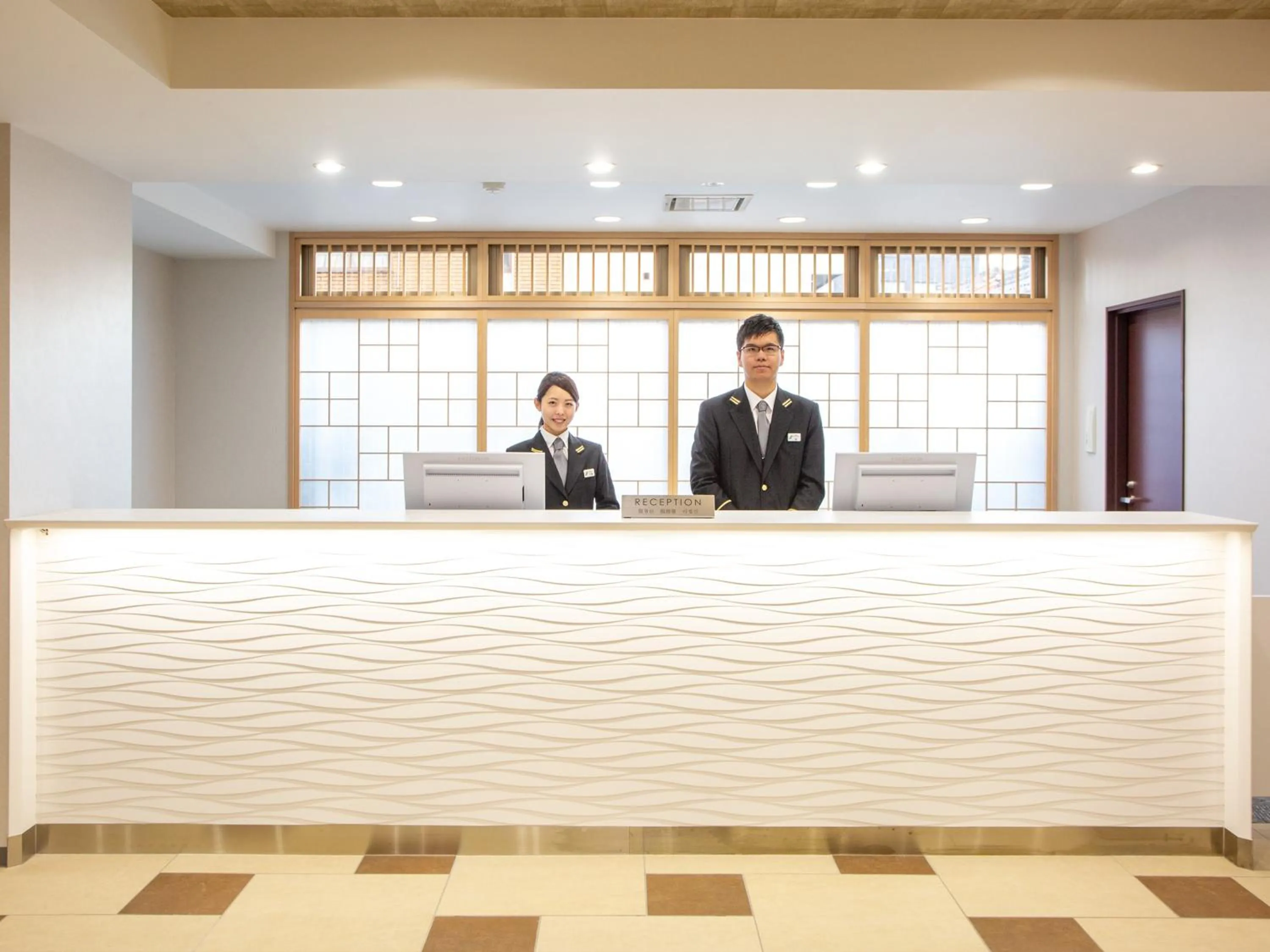 Lobby or reception in Kuretake Inn Ogaki Ekimae