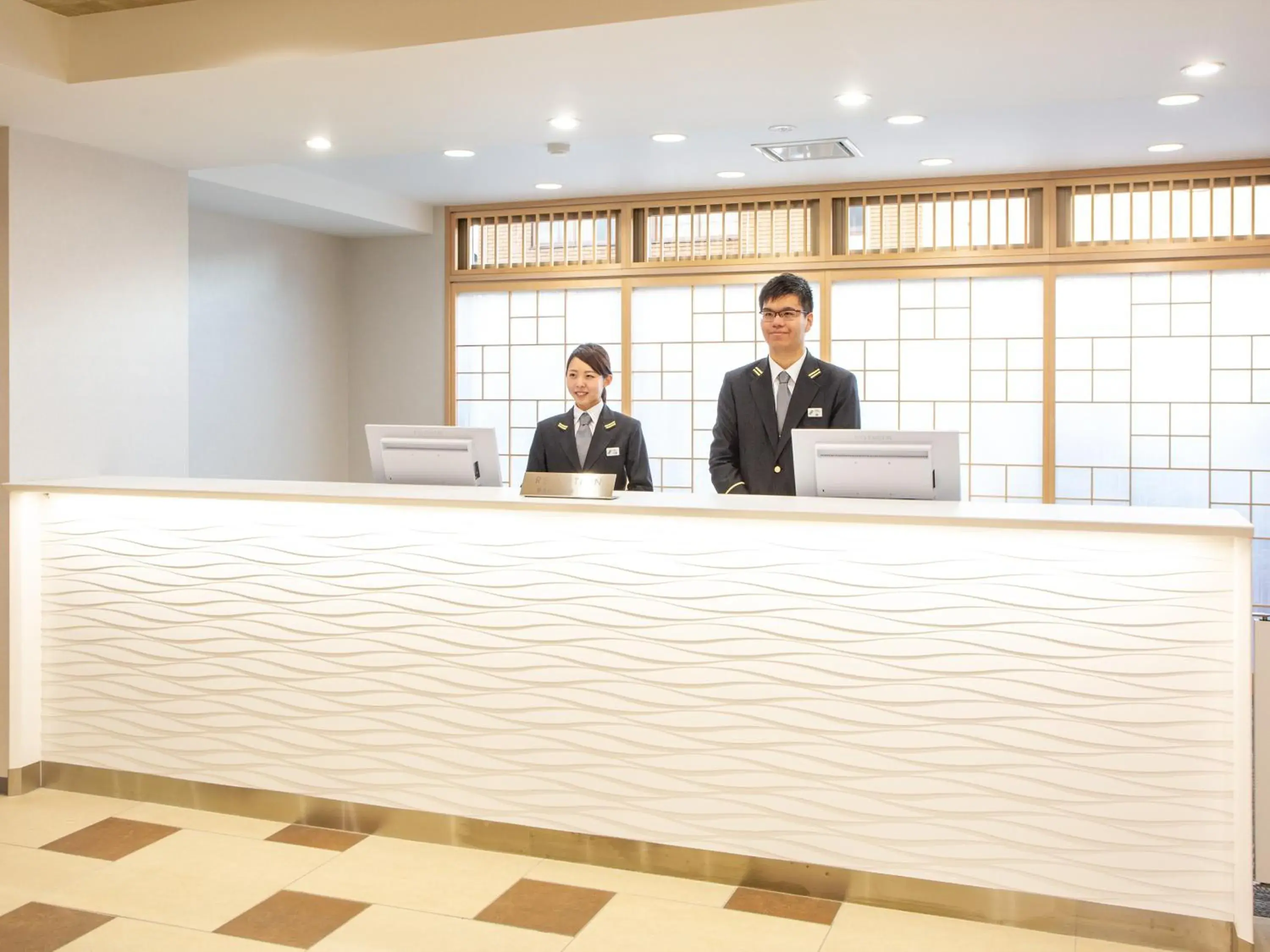 Lobby or reception in Kuretake Inn Ogaki Ekimae Lobby or reception in Kuretake Inn Ogaki Ekimae