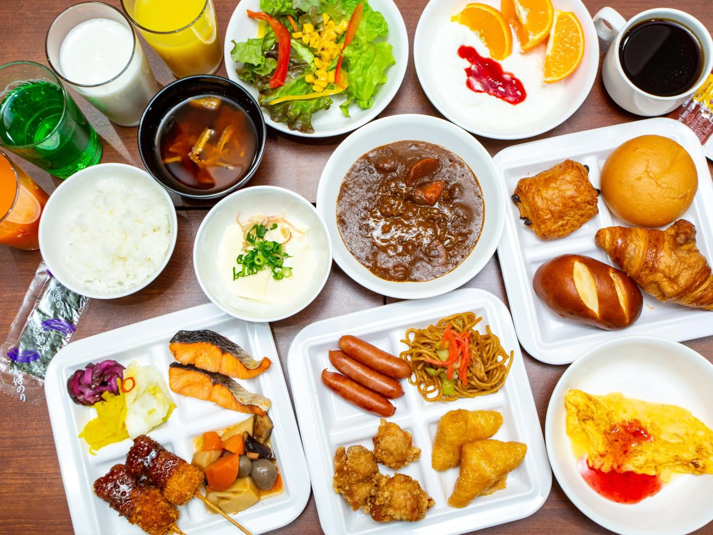 Breakfast in Kuretake Inn Ogaki Ekimae