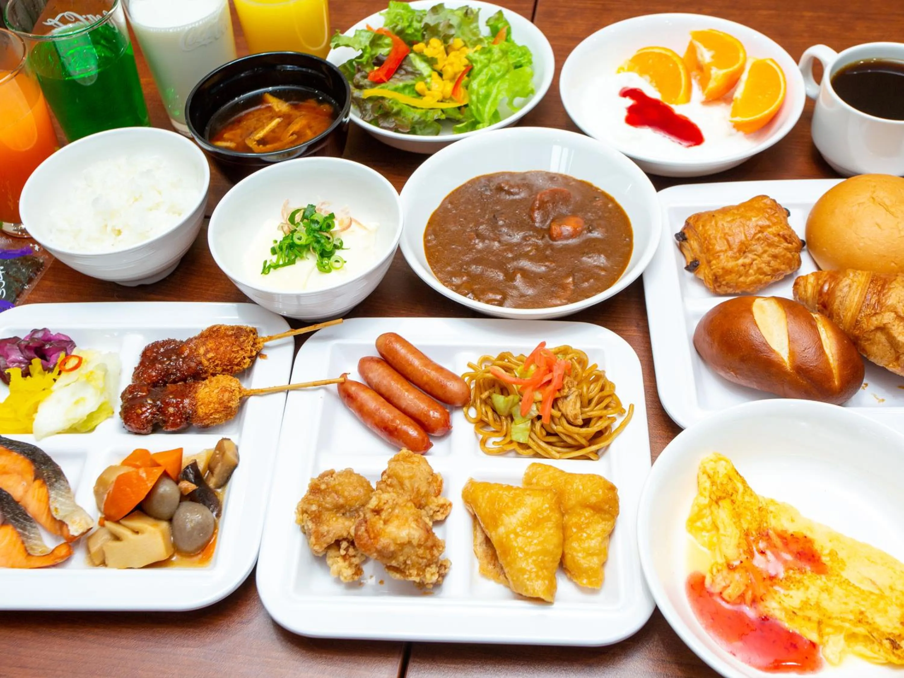 Breakfast in Kuretake Inn Ogaki Ekimae