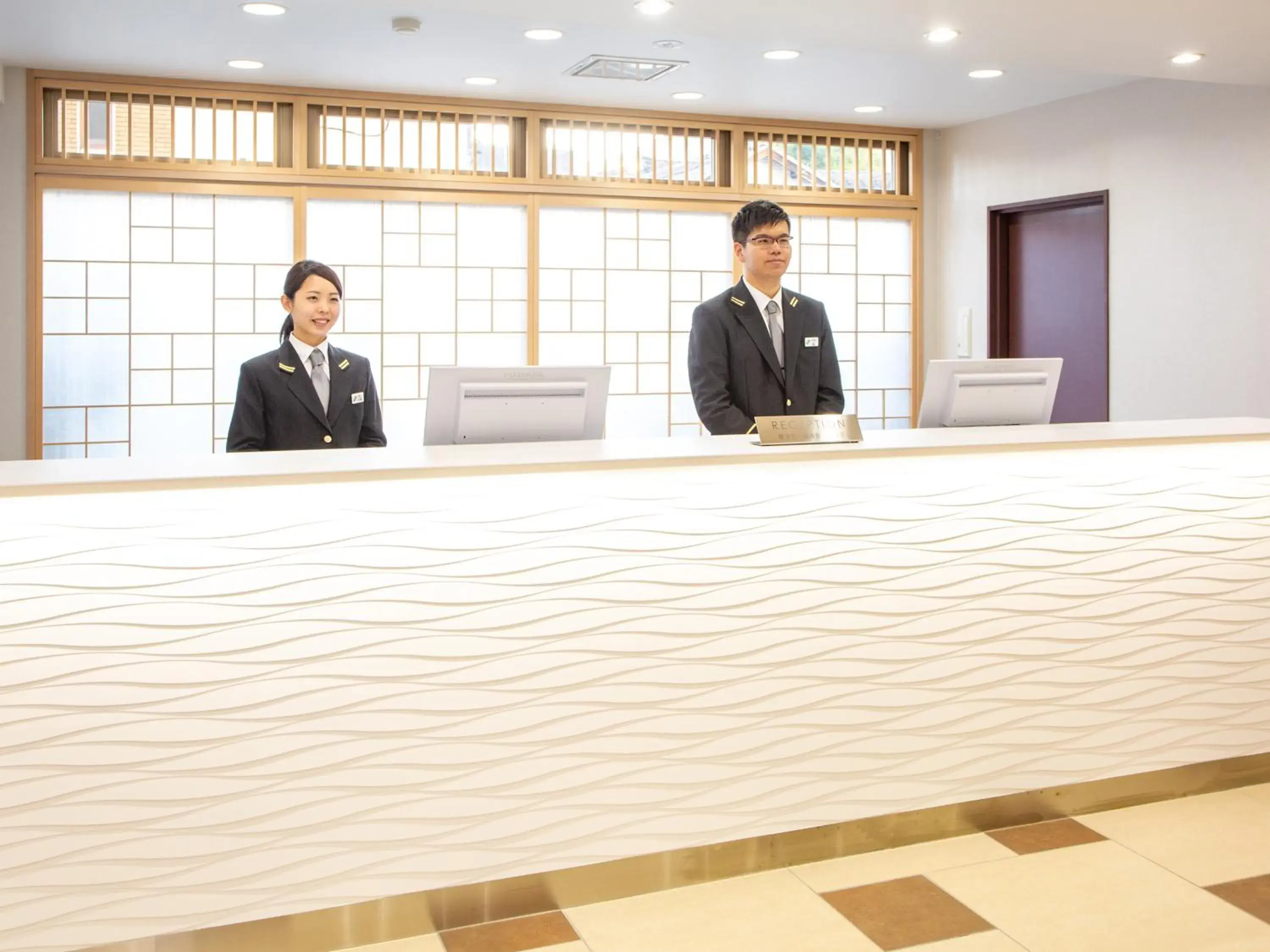 Lobby or reception in Kuretake Inn Ogaki Ekimae Lobby or reception in Kuretake Inn Ogaki Ekimae