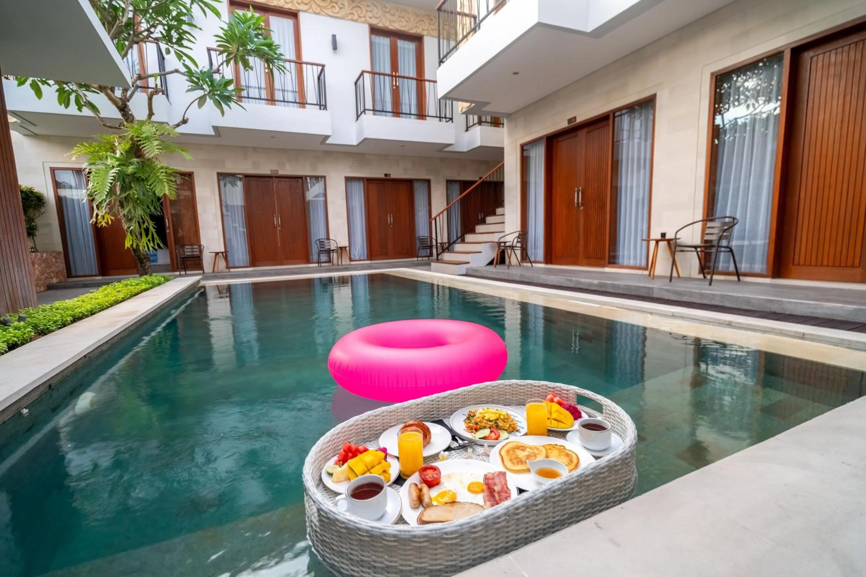 Patio in Mahesa Suites Seminyak