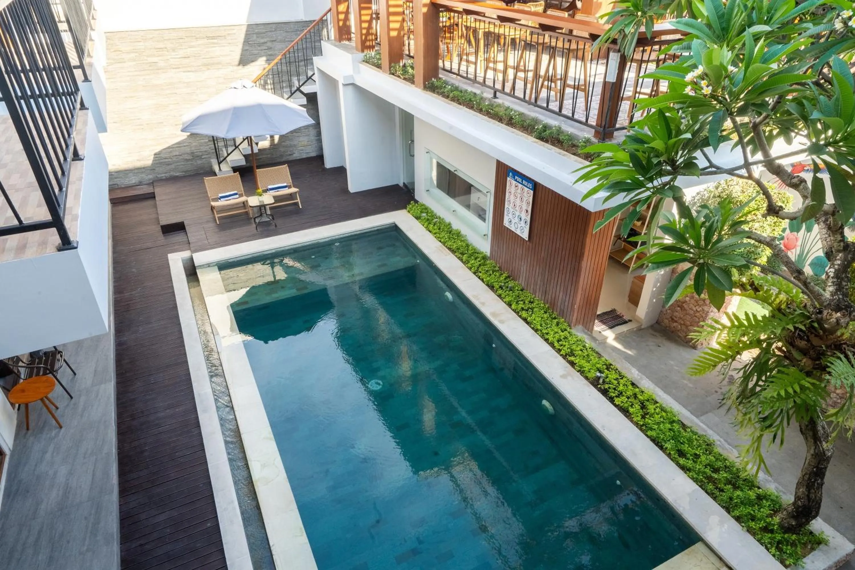 Patio in Mahesa Suites Seminyak