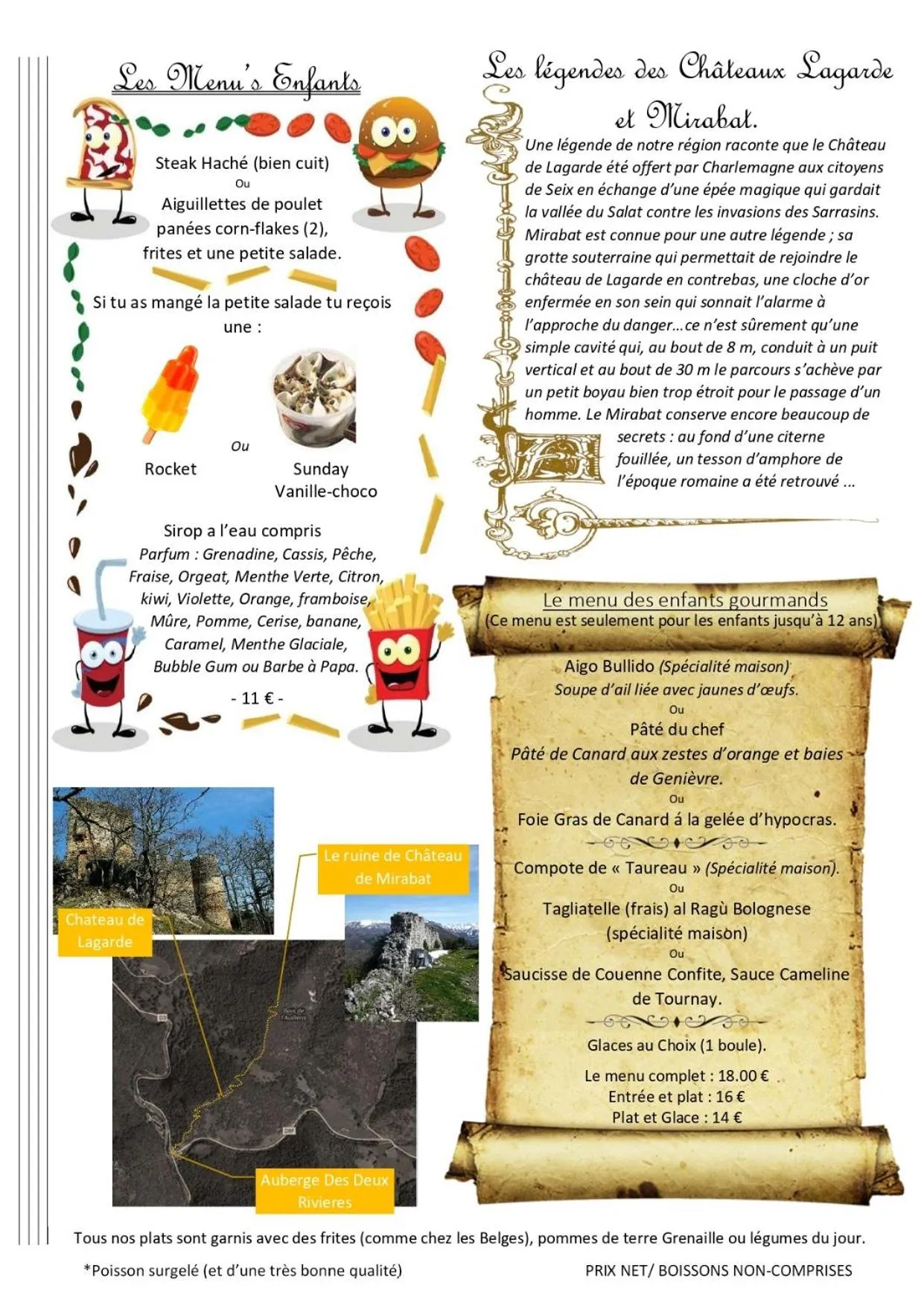 Dining area in Auberge des Deux Rivières