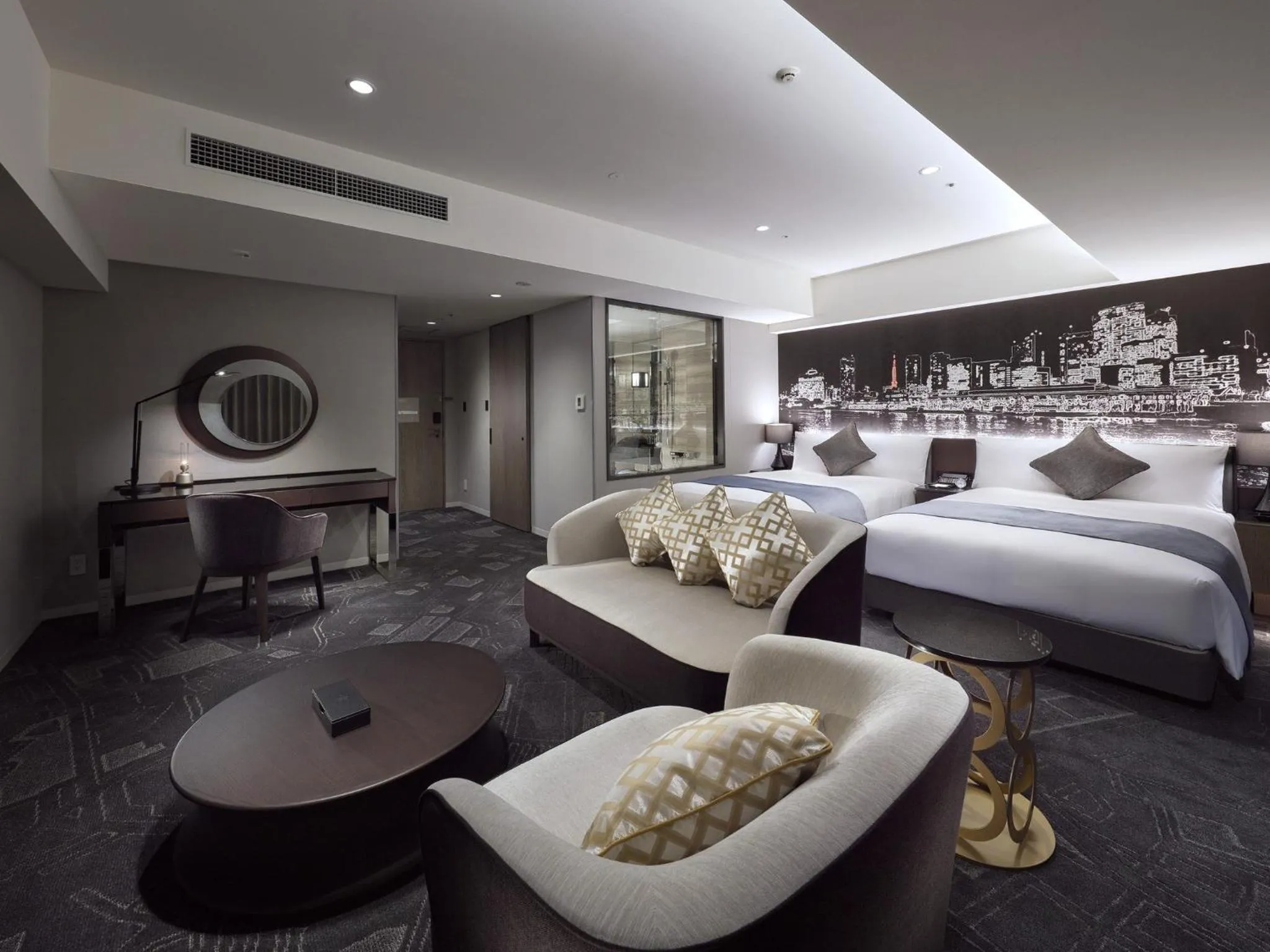 Bed in Villa Fontaine Premier Haneda Airport