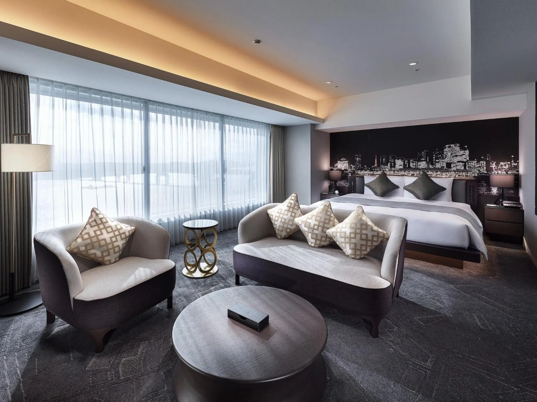 Bed in Villa Fontaine Premier Haneda Airport