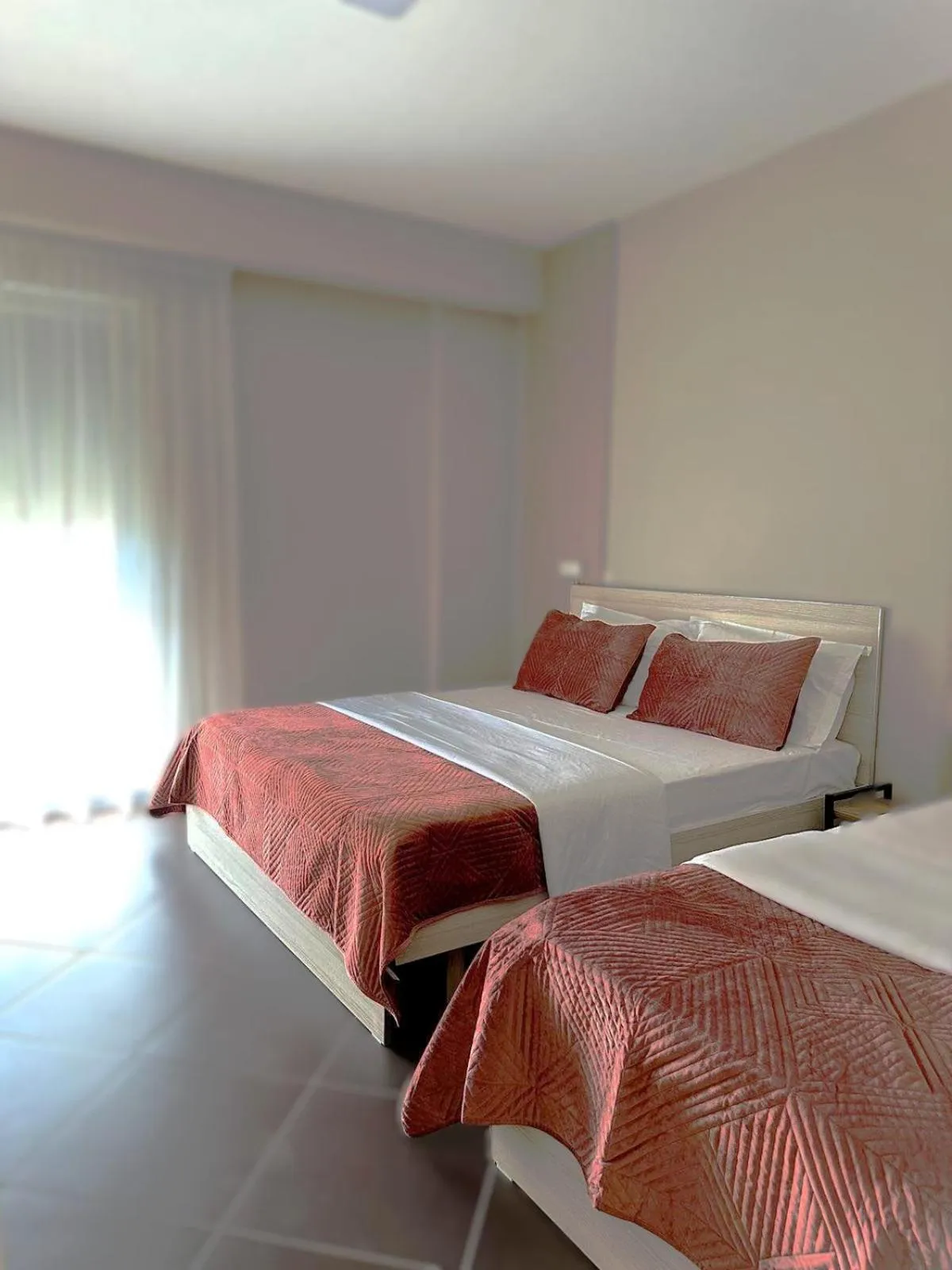 Bed in Hotel Nais Beach