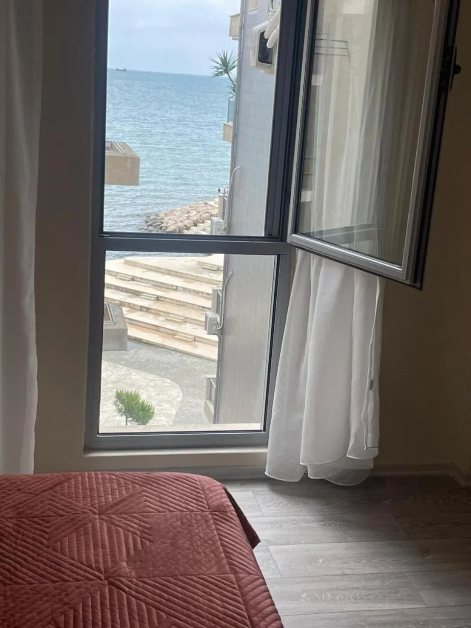 Bed in Hotel Nais Beach