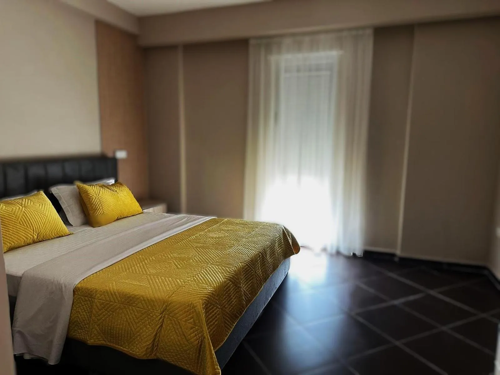 Bed in Hotel Nais Beach