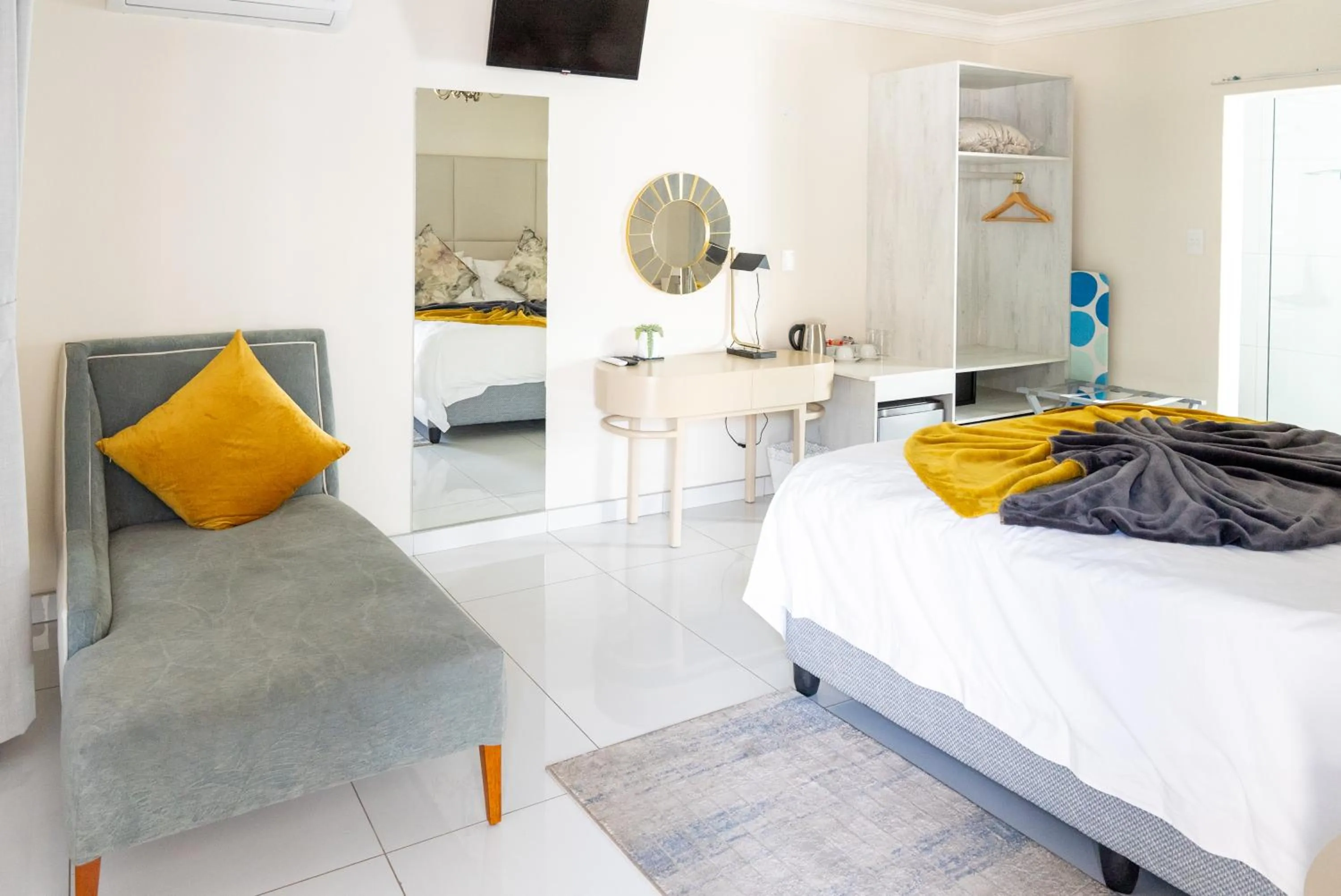 Bed in Prisatt Boutique Hotel