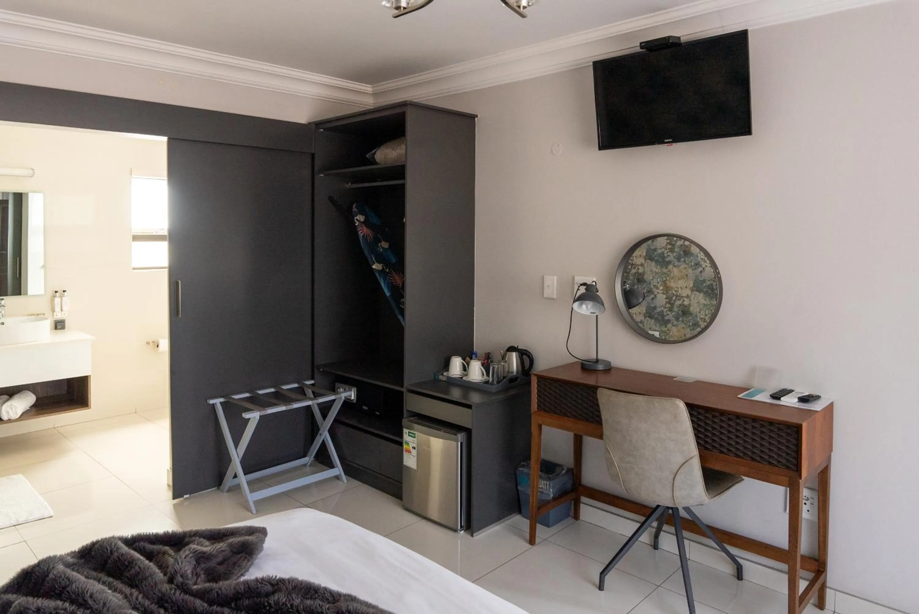 Bed in Prisatt Boutique Hotel