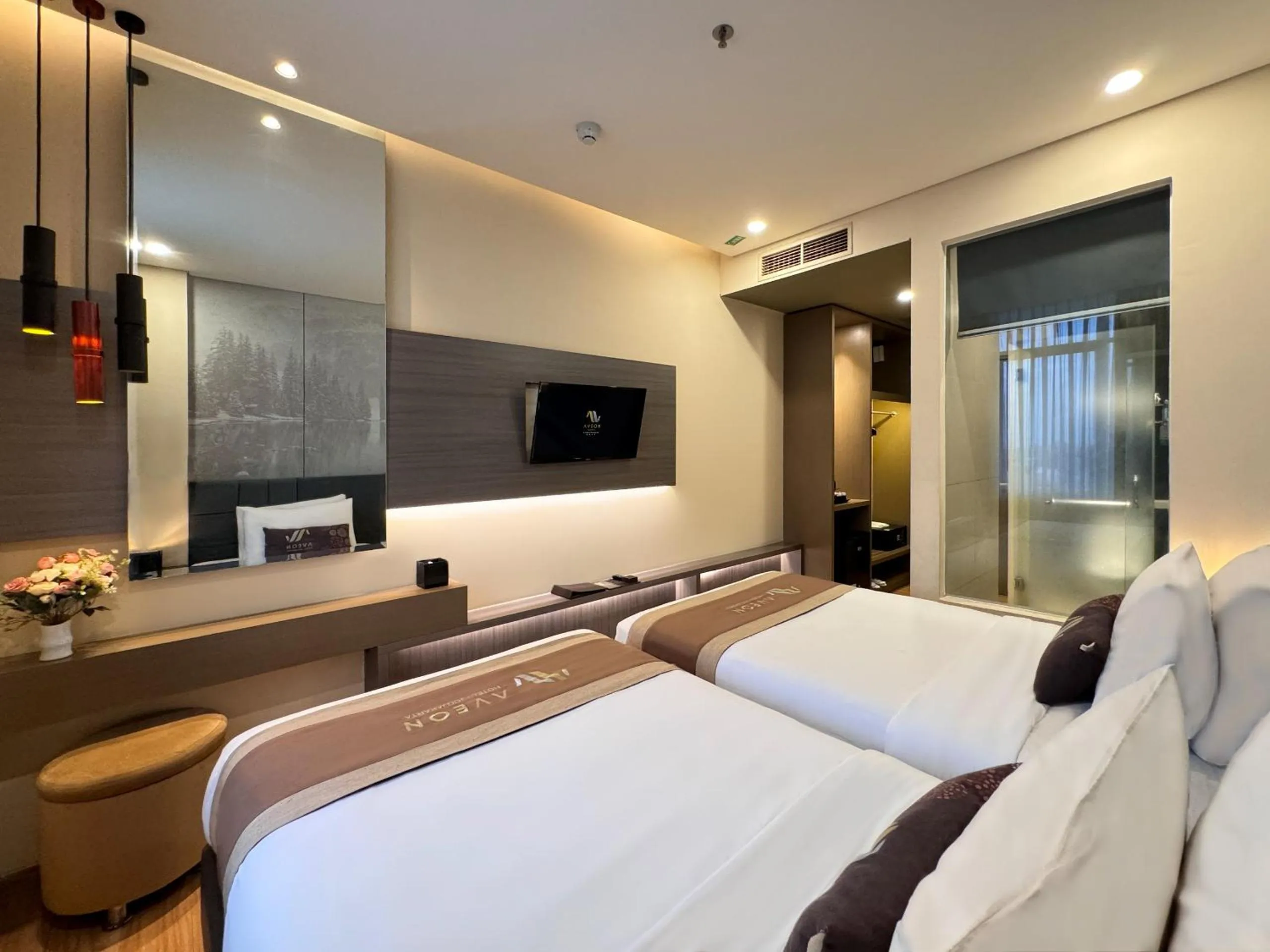 Bed in Aveon Hotel Yogyakarta by Daphna Management