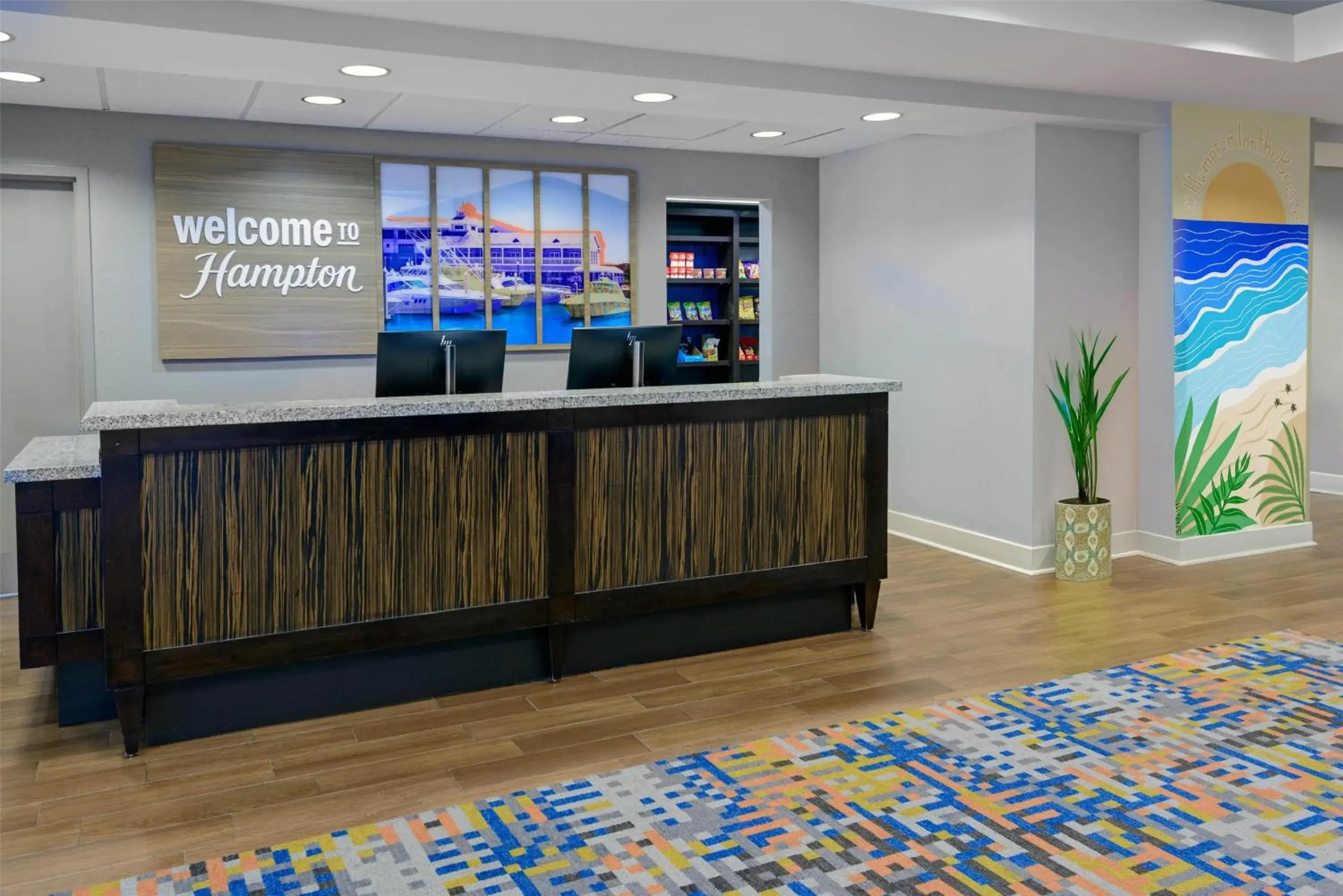 Lobby or reception in Hampton Inn & Suites Pensacola/Gulf Breeze Lobby or reception in Hampton Inn & Suites Pensacola/Gulf Breeze