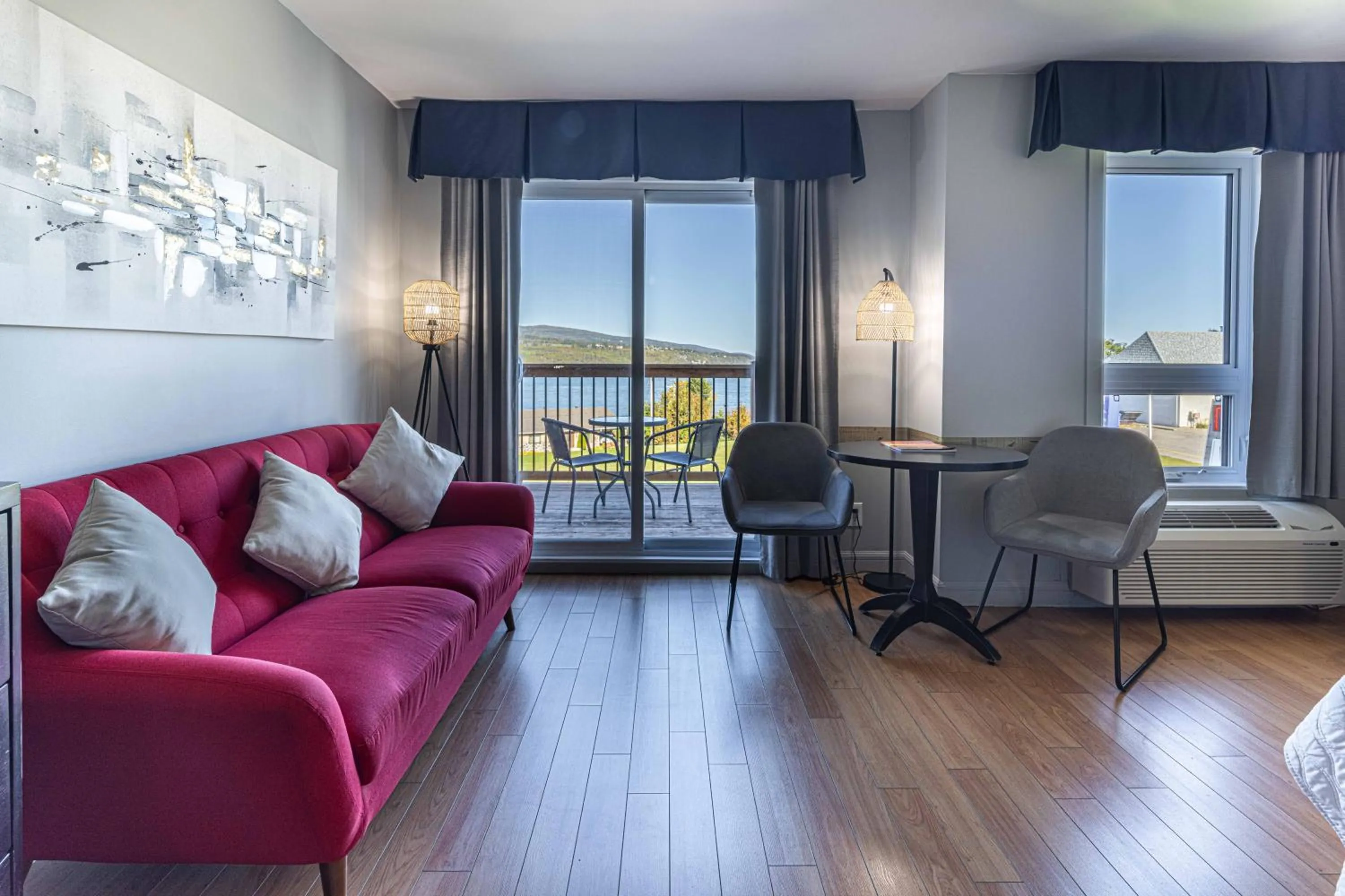 Living room in Motel le Point de Vue