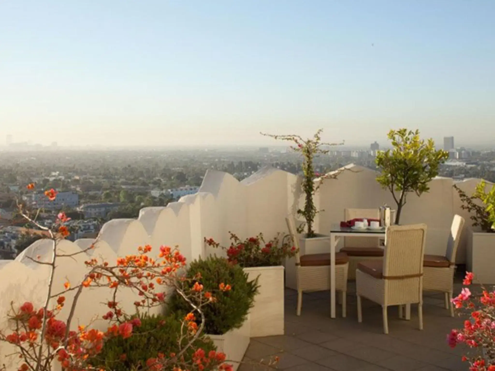 City view in Sunset Tower Hotel City view in Sunset Tower Hotel