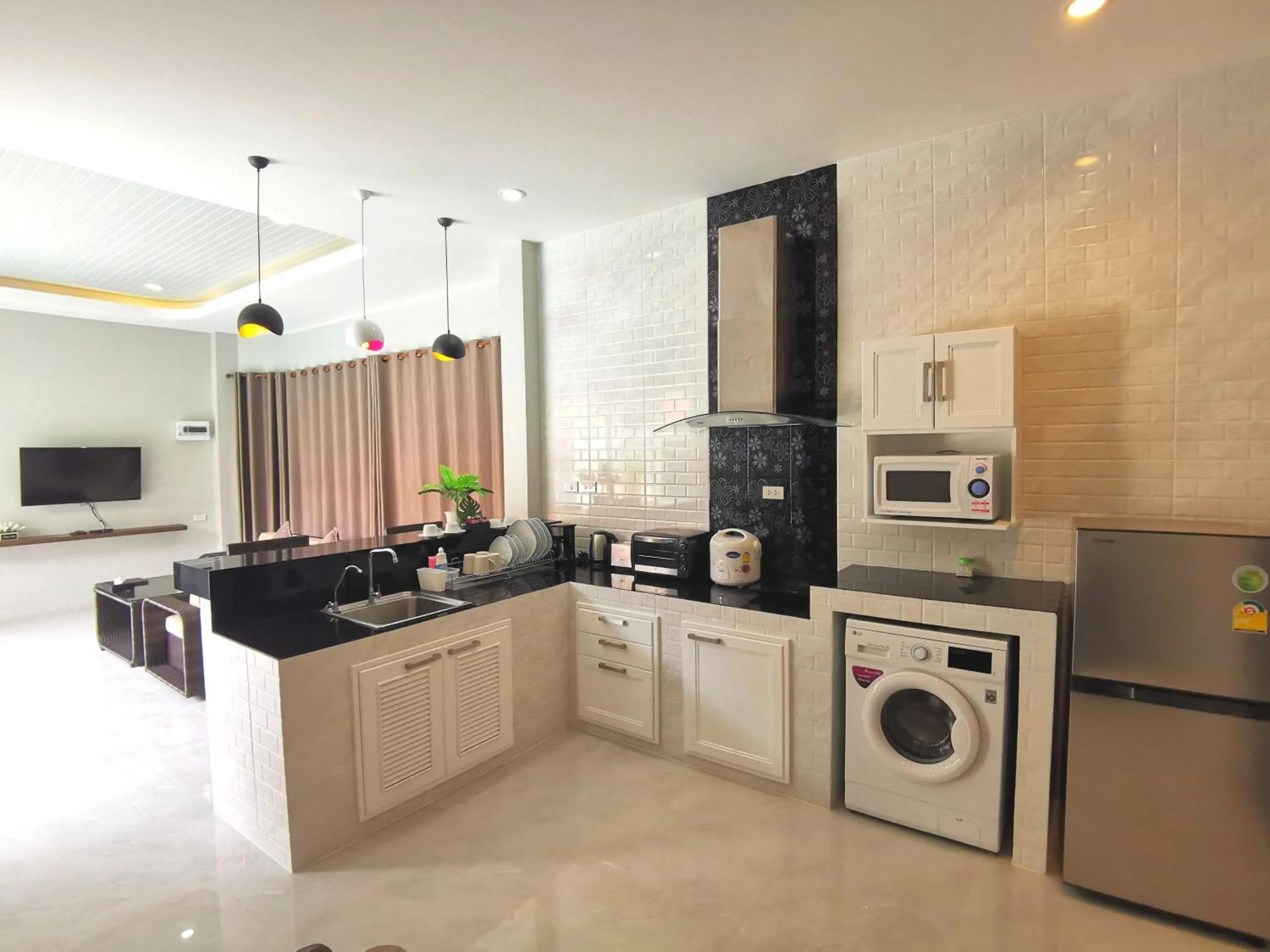 Kitchen or kitchenette in The Apex private pool villa Krabi