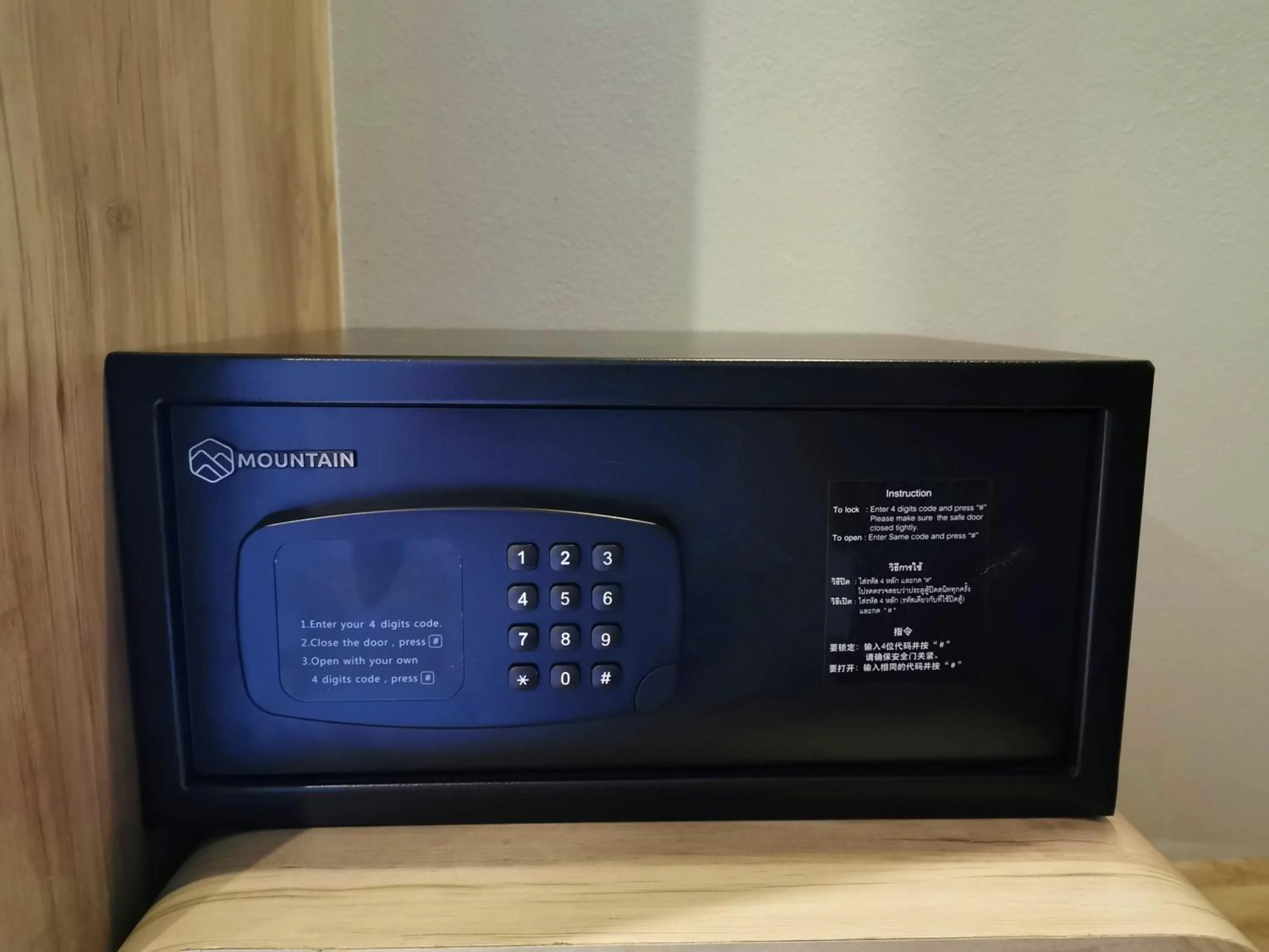 safe in The Apex private pool villa Krabi