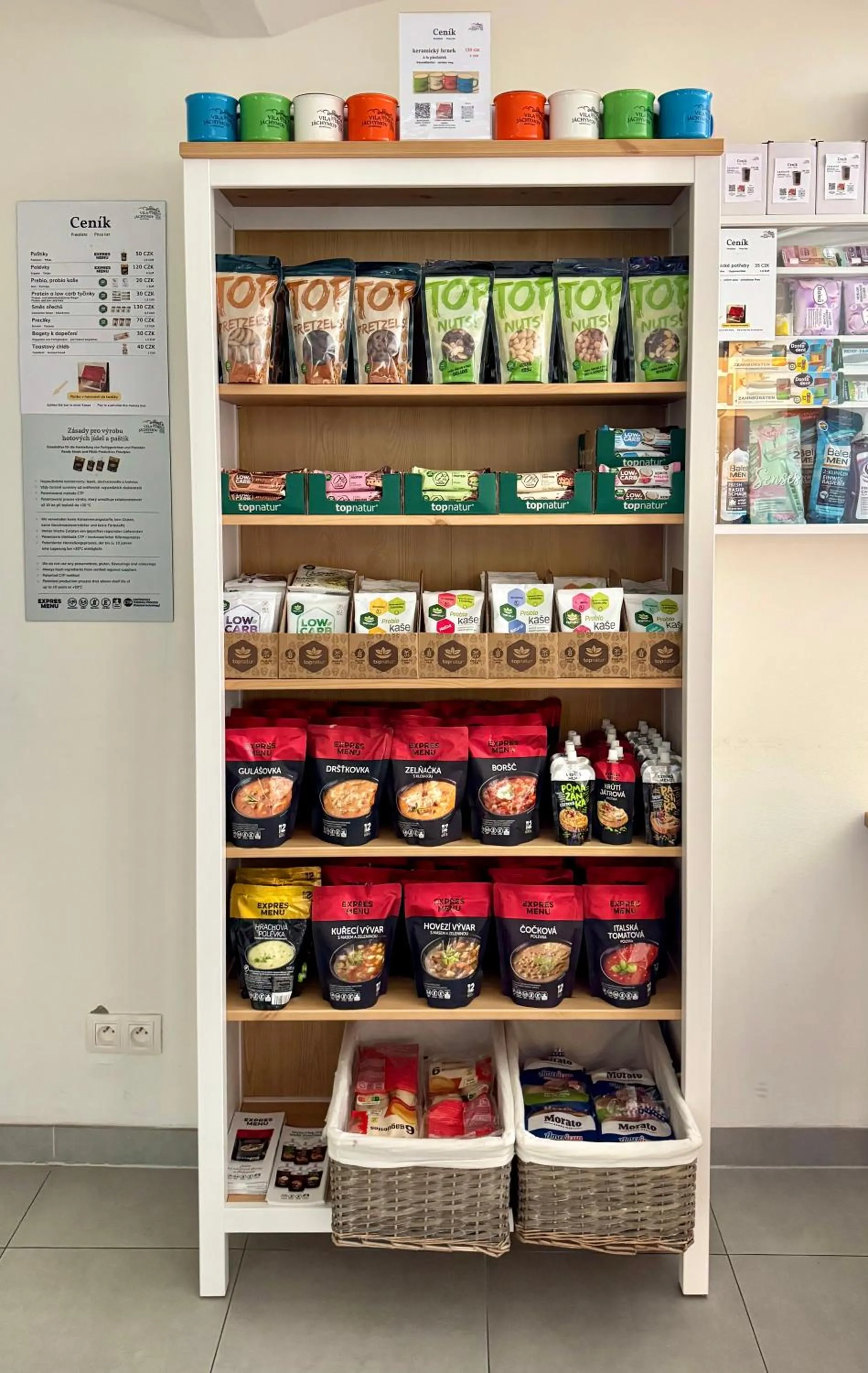 Kitchen or kitchenette in Vila Jáchymov